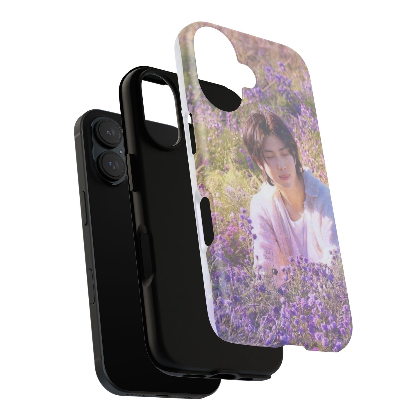 RM Floral Lavender Photo Phone Case