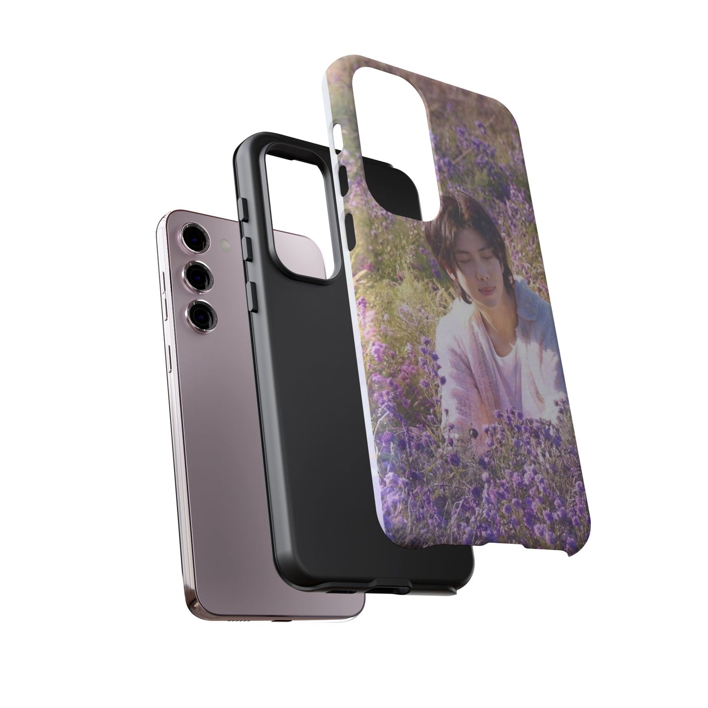 RM Floral Lavender Photo Phone Case