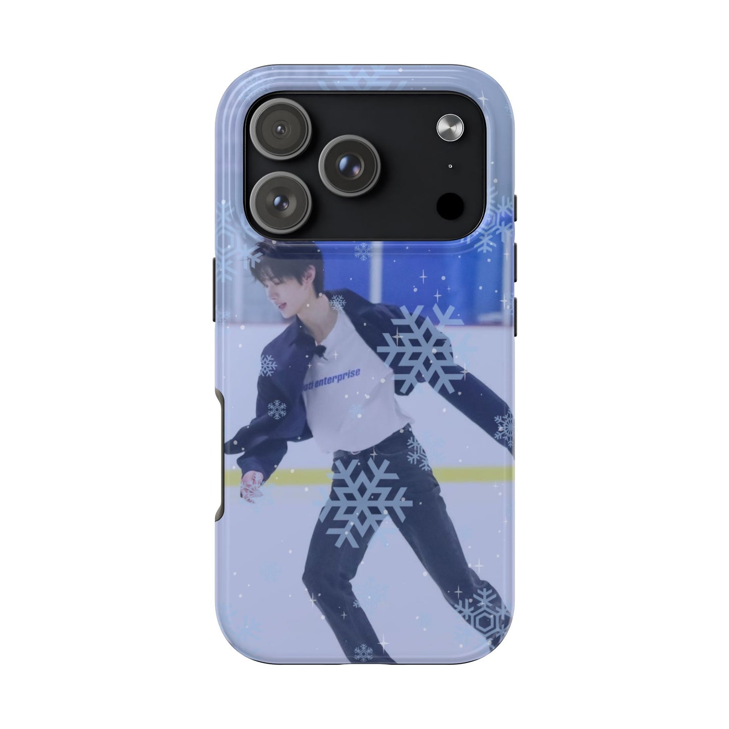 Ice Prince Tough Phone Case, Stylish Phone Protector, Winter Sports Accessory, Unique Gift for Skaters, Durable Phone Shell