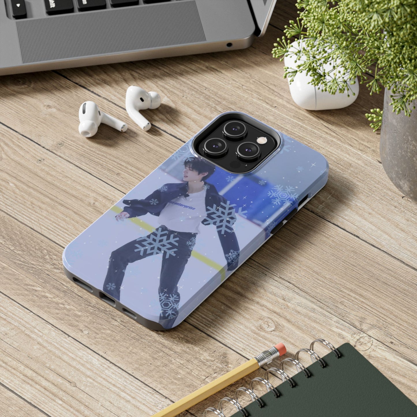 Ice Prince Tough Phone Case, Stylish Phone Protector, Winter Sports Accessory, Unique Gift for Skaters, Durable Phone Shell