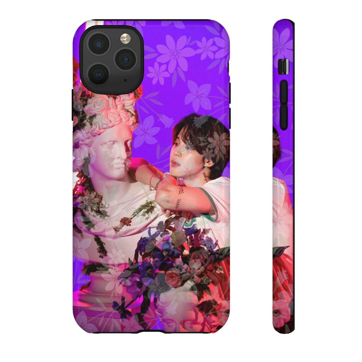 Park Jimin Phone Case — Retro Floral Phone Cover