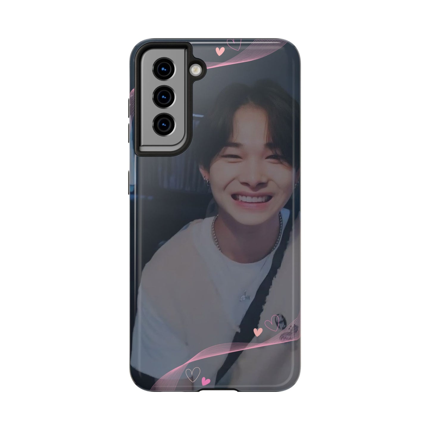 Customizable Phone Case, Cute Phone Cover, Gifts for Teens, Personalized Accessories, Trendy Phone Protection, Heart Design