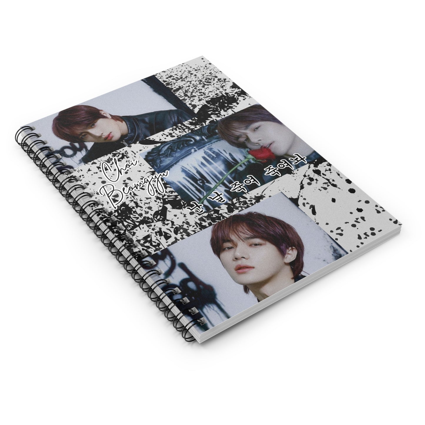 Beomgyu Spiral Notebook - Ruled Lines for Fan Art Lovers