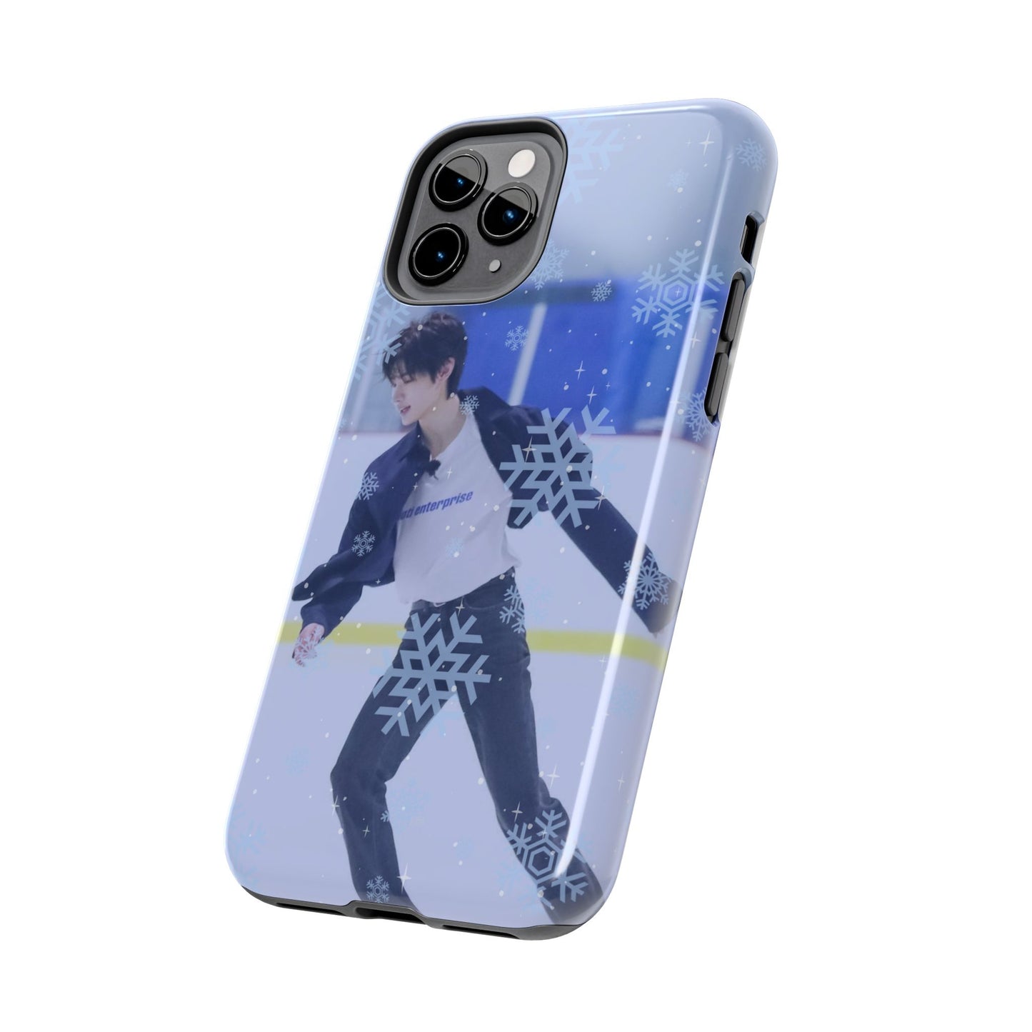 Ice Prince Tough Phone Case, Stylish Phone Protector, Winter Sports Accessory, Unique Gift for Skaters, Durable Phone Shell
