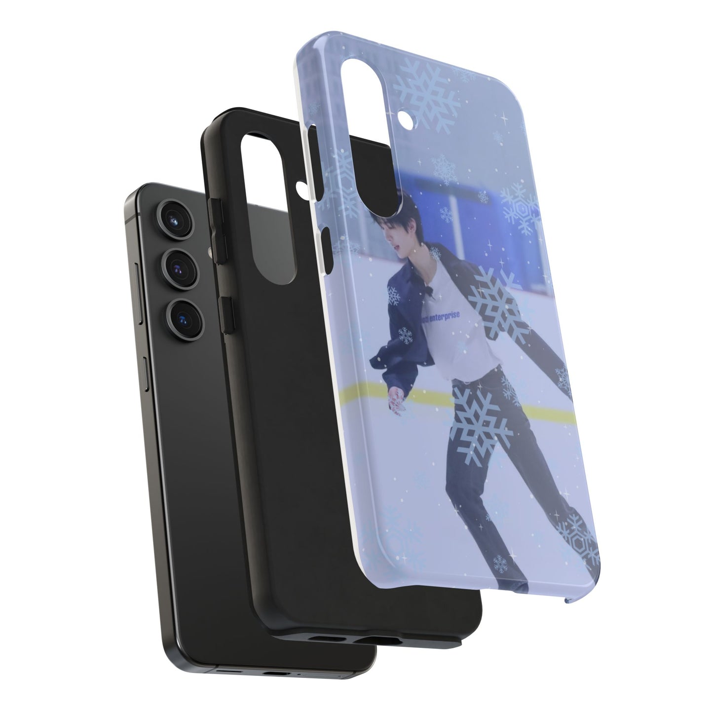 Ice Prince Tough Phone Case, Stylish Phone Protector, Winter Sports Accessory, Unique Gift for Skaters, Durable Phone Shell