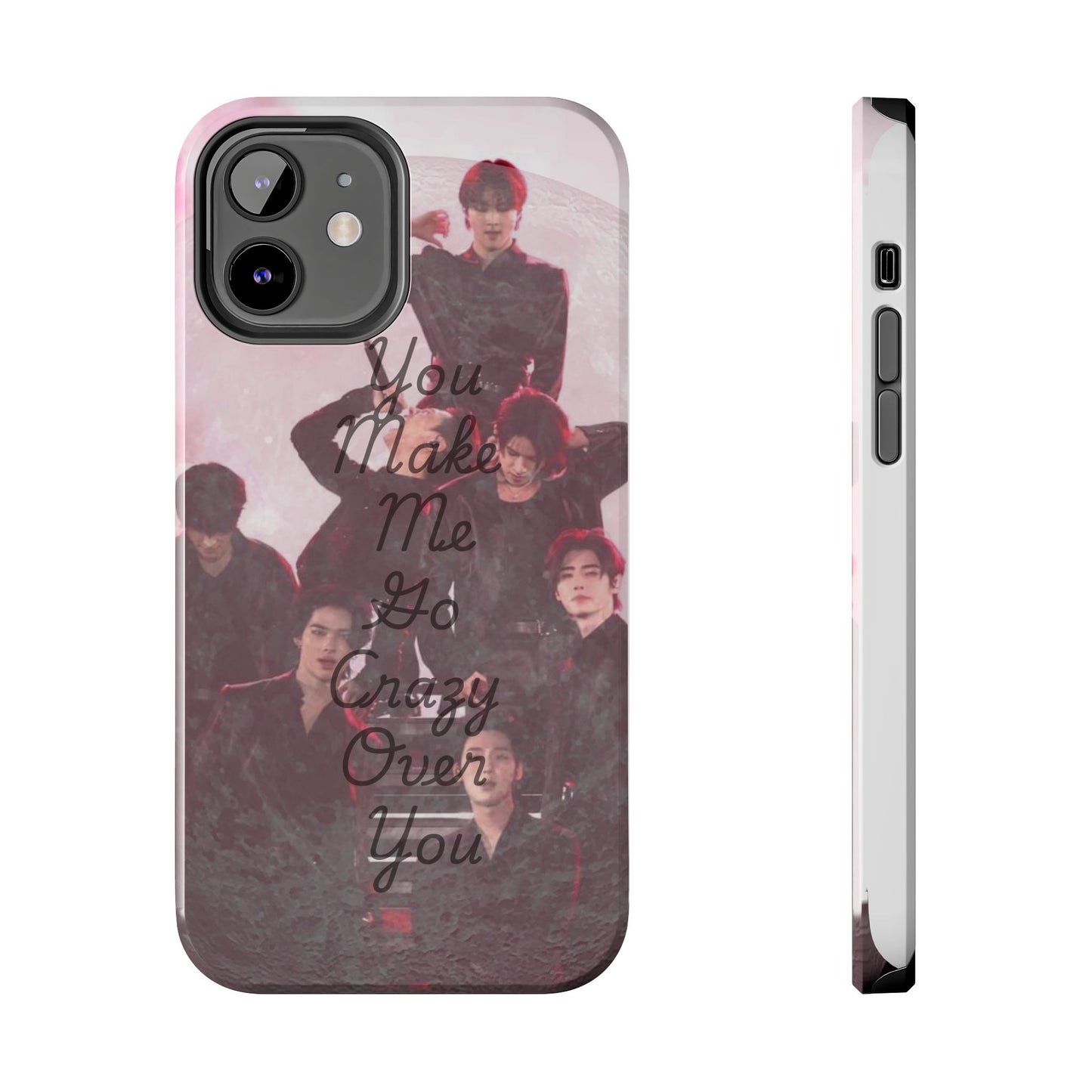 Enhypen Stylish Phone Case - You Make Me Go Crazy Over You, Durable Protection, Trendy Accessory, Gift for Friends