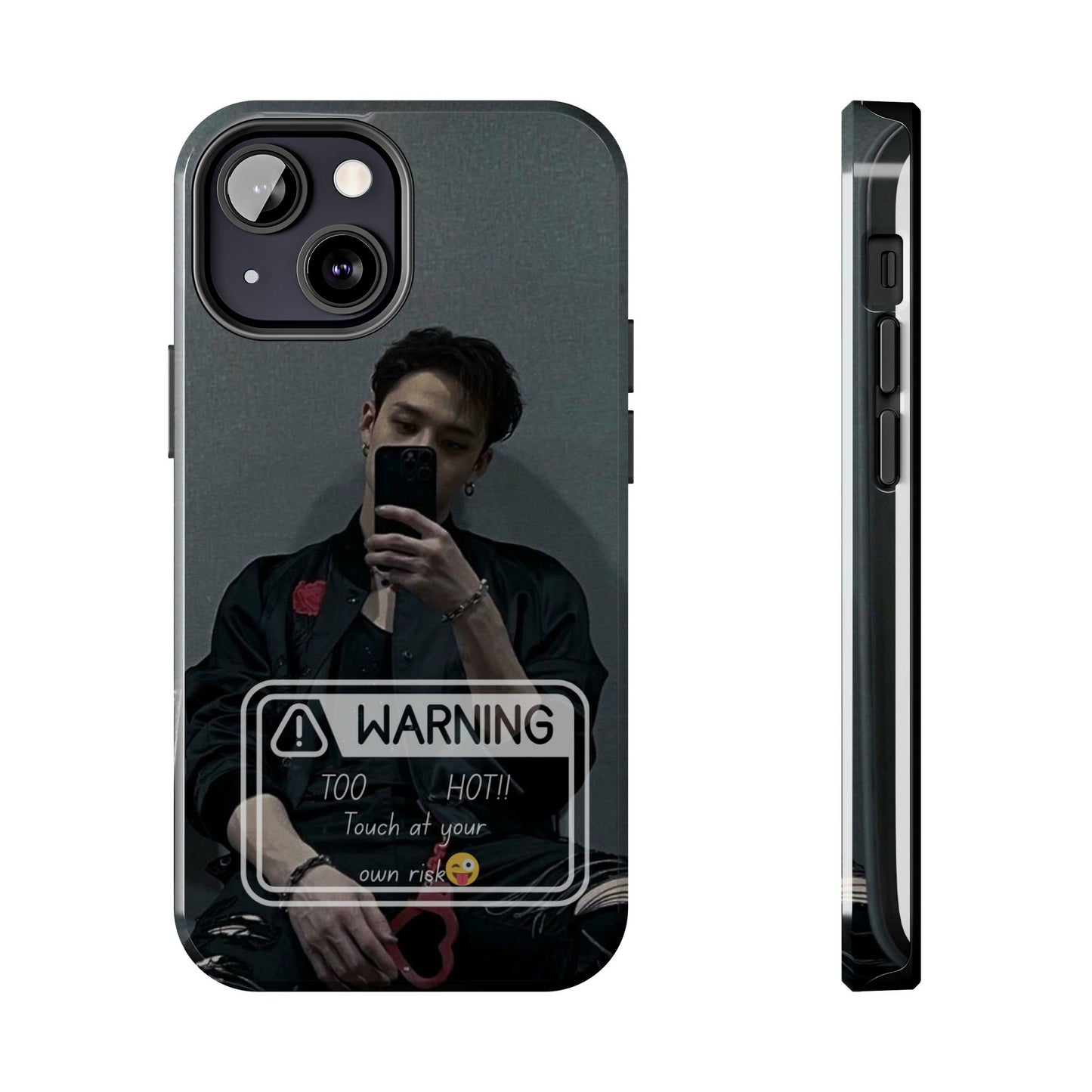 Warning: Bang Chan Tough Phone Case — Protective Slim Cover