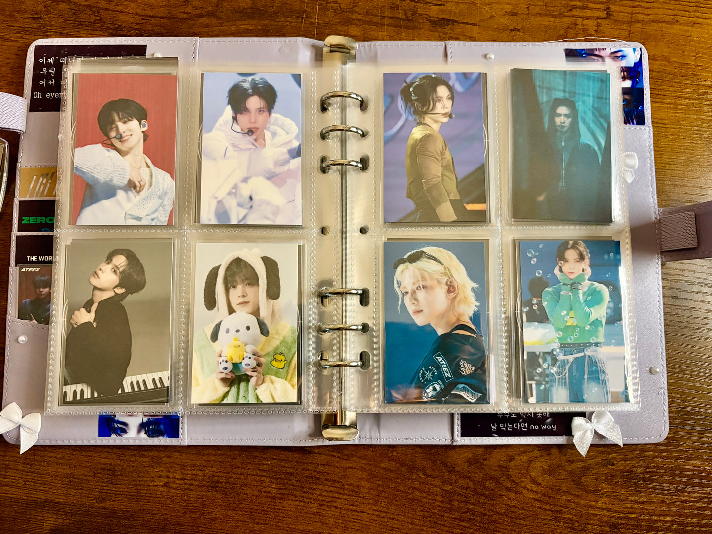 Ateez Photocard Binder