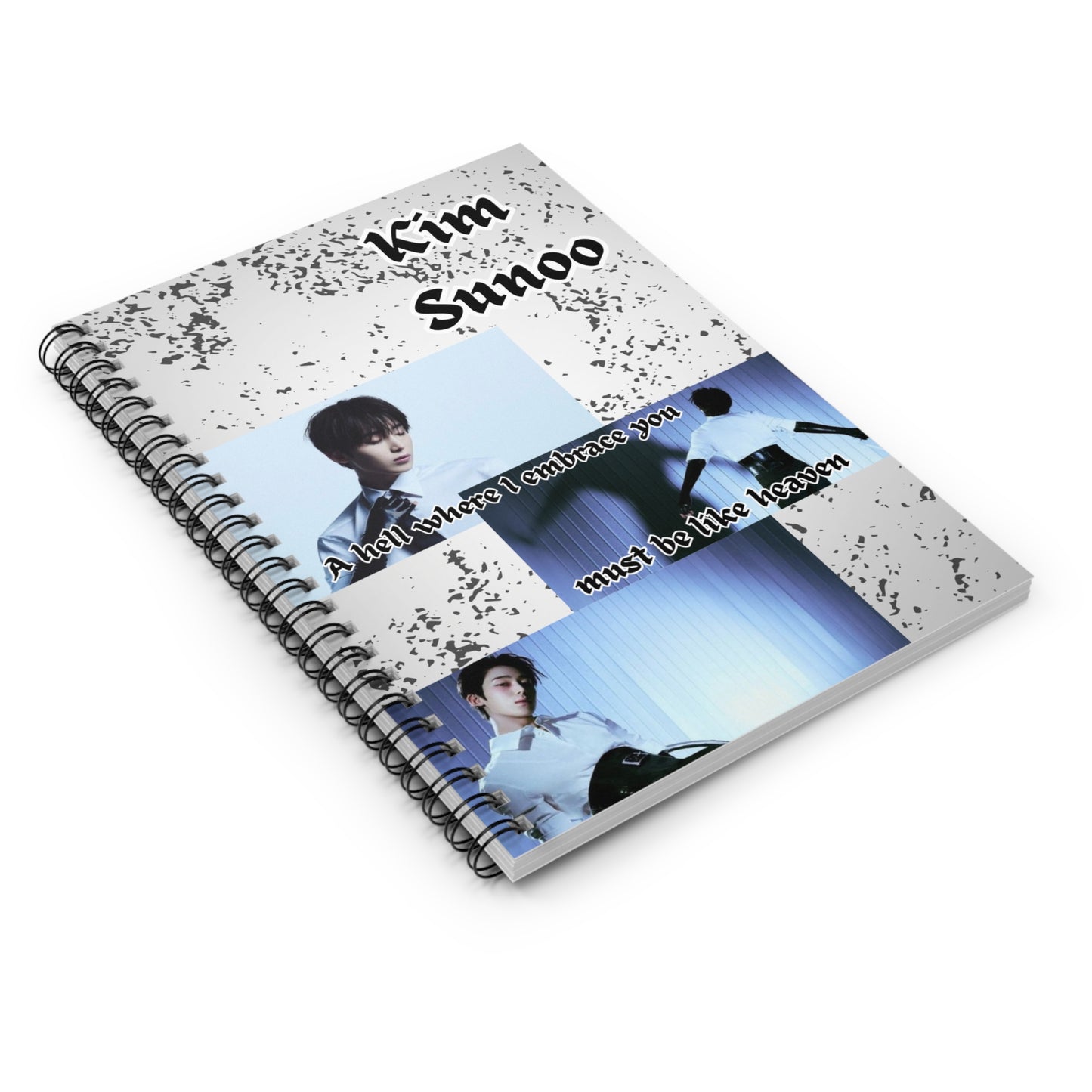 Kim Sunoo Spiral Notebook - Ruled Lined Journal for Fans