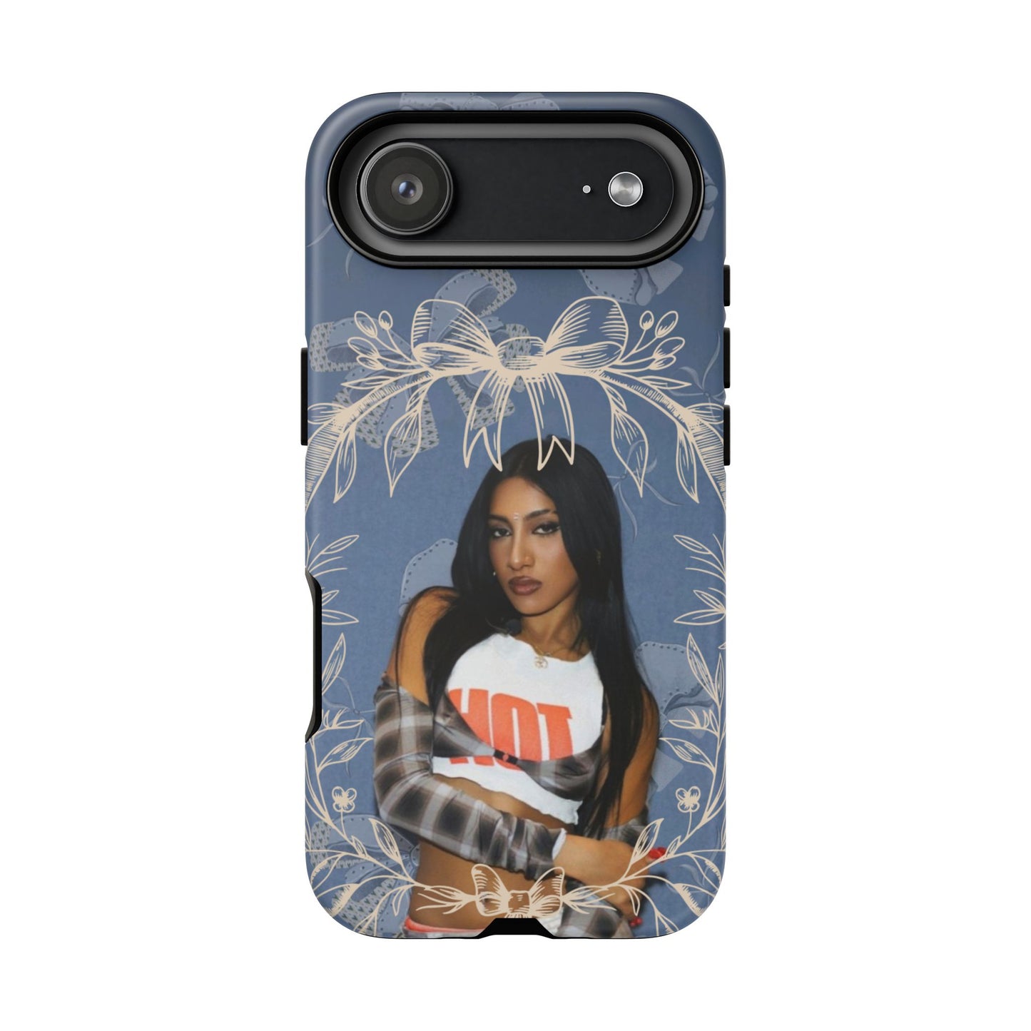 Lara Tough Phone Case — Protective Slim Case with Bow Wreath Design