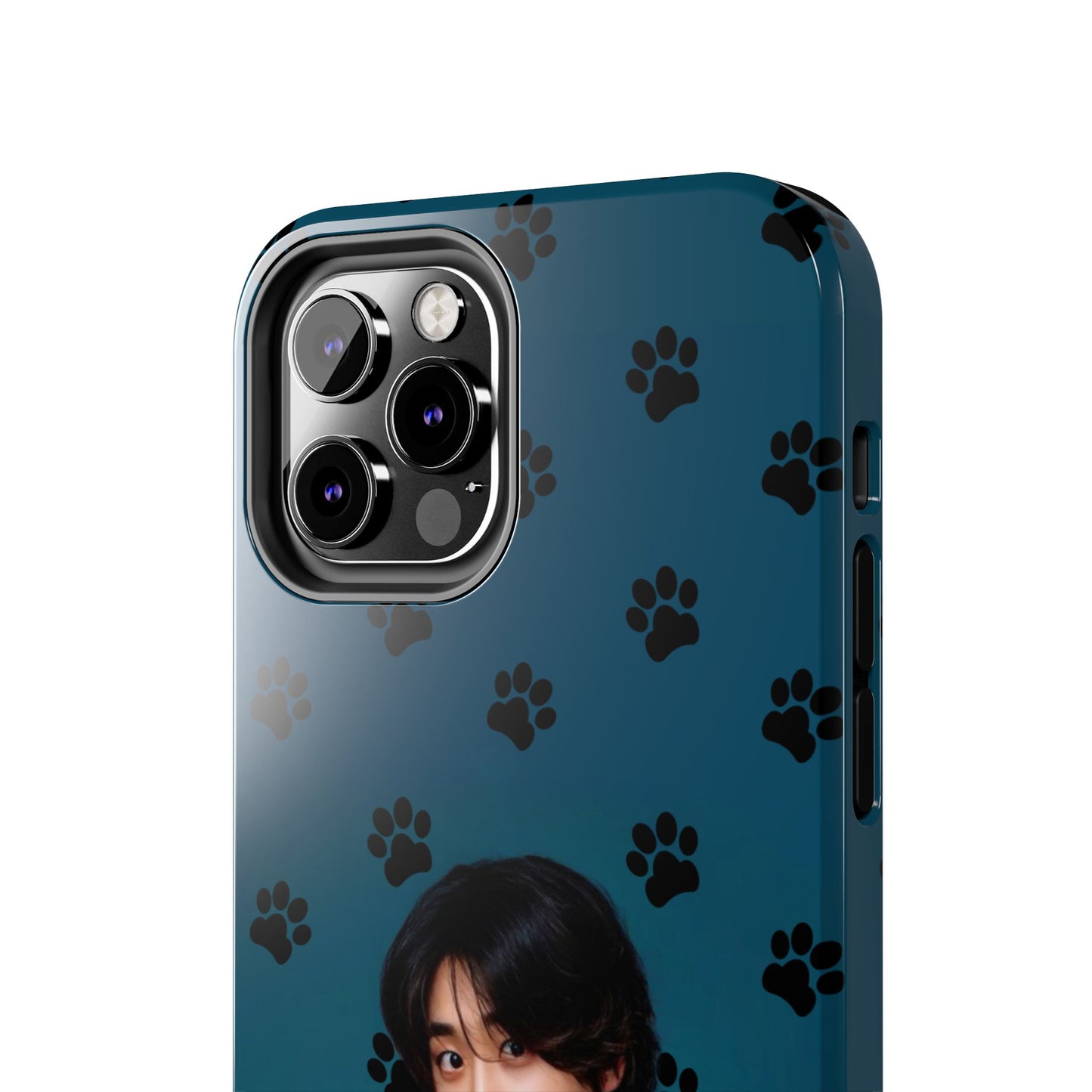 Han Jisung Paw Pattern Tough Phone Case — Photo Graphic Design
