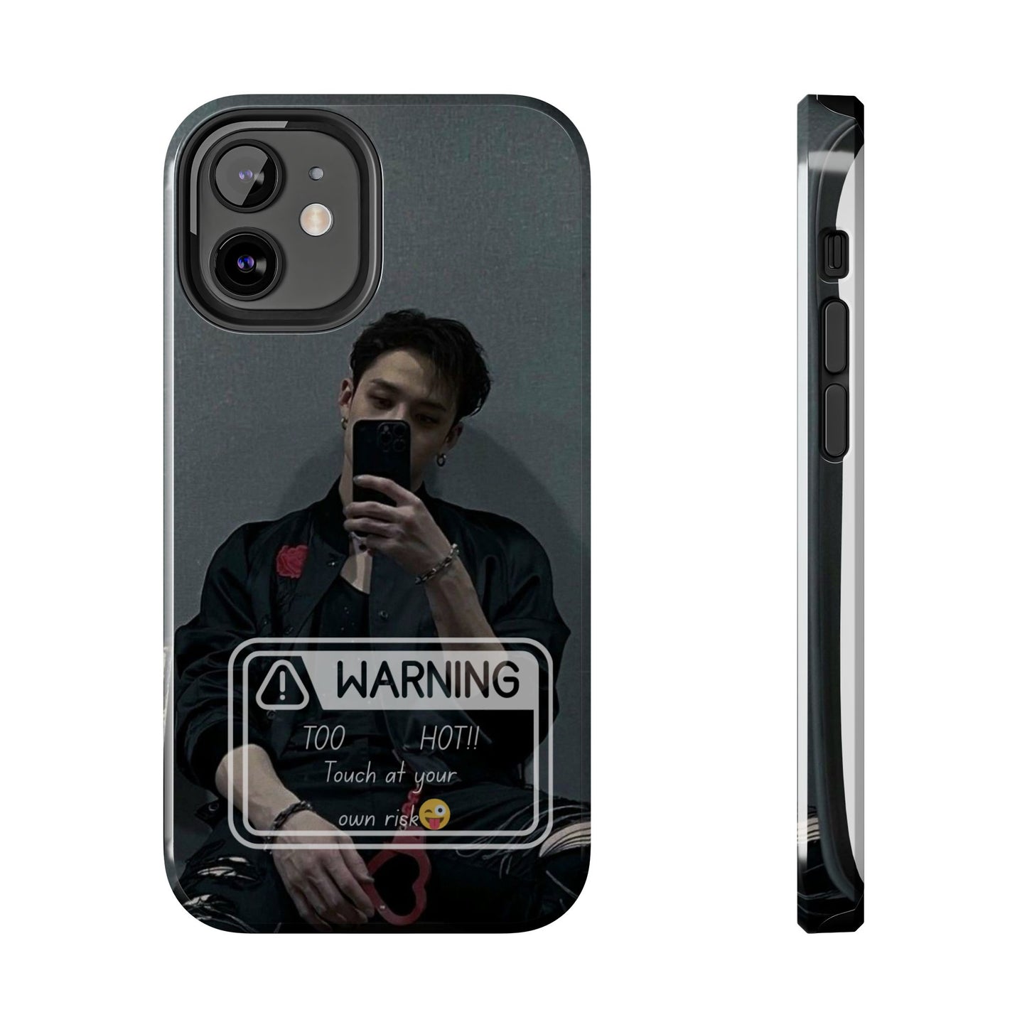 Warning: Bang Chan Tough Phone Case — Protective Slim Cover
