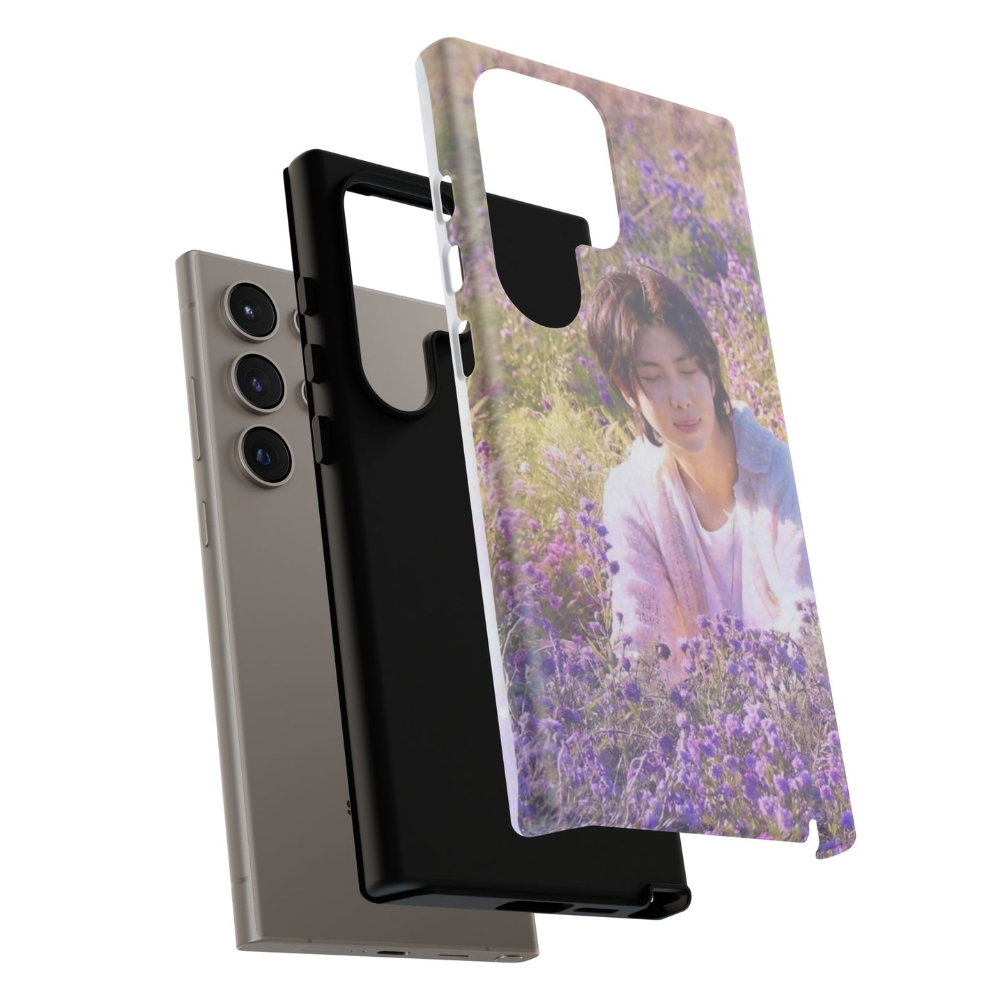 RM Floral Lavender Photo Phone Case