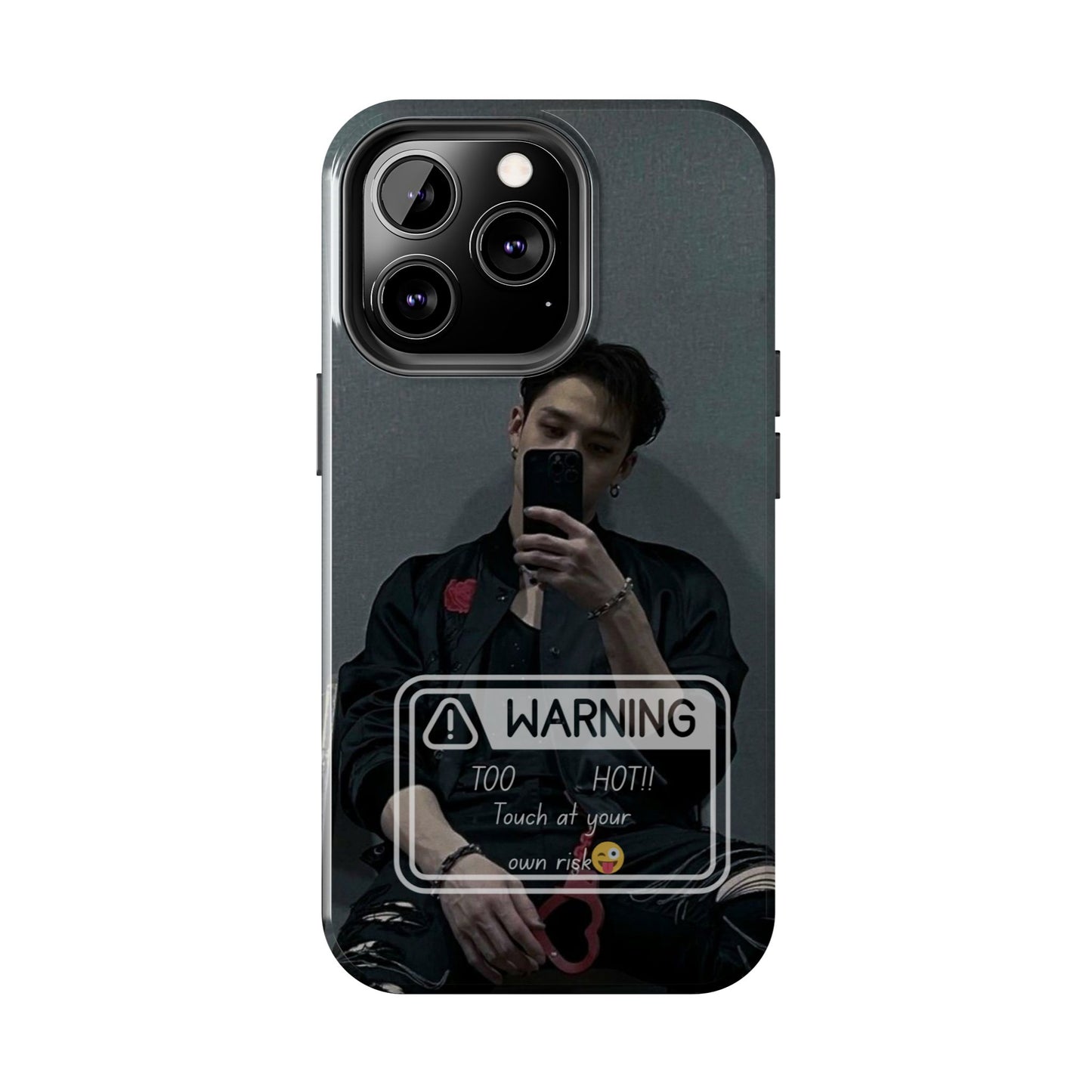 Warning: Bang Chan Tough Phone Case — Protective Slim Cover