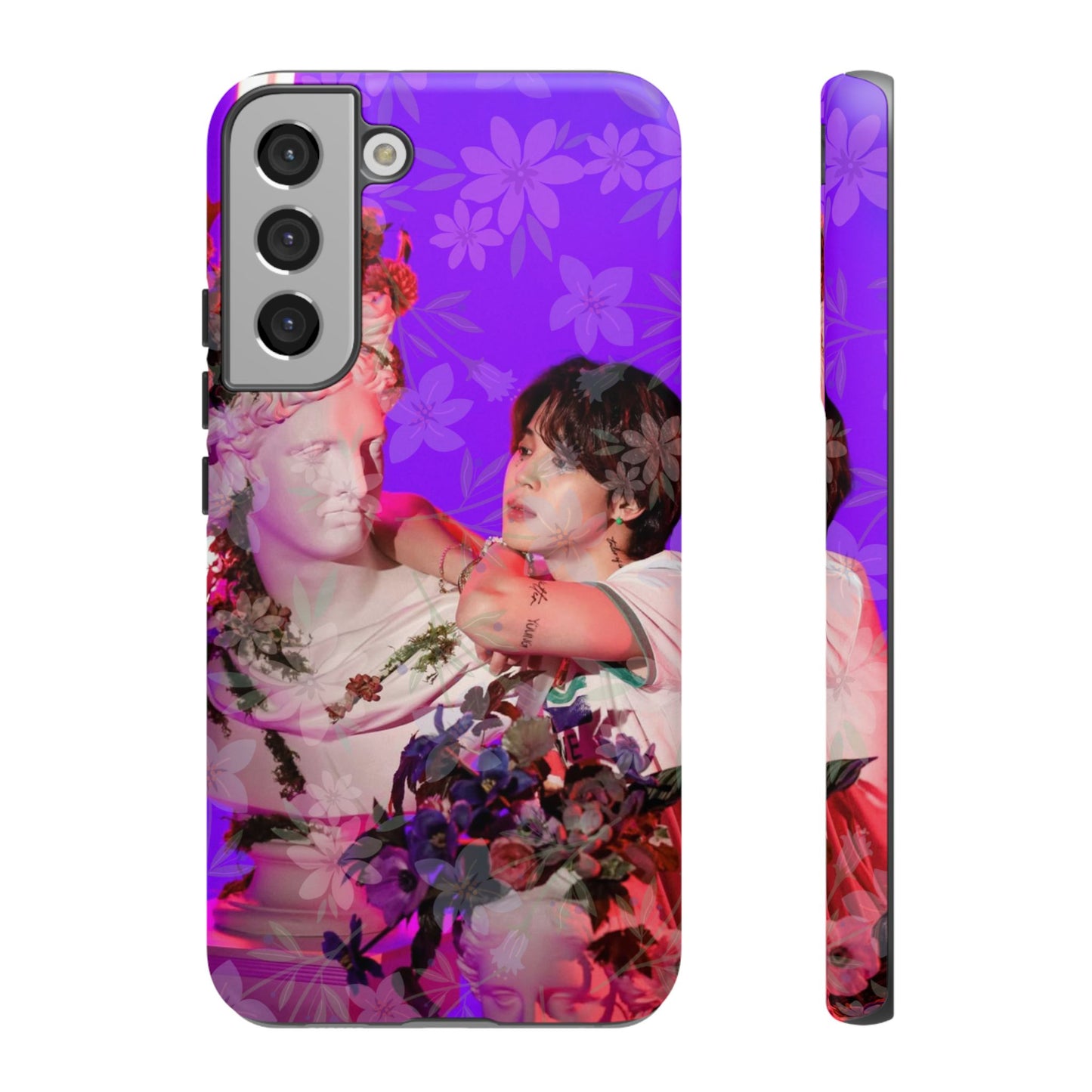 Park Jimin Phone Case — Retro Floral Phone Cover