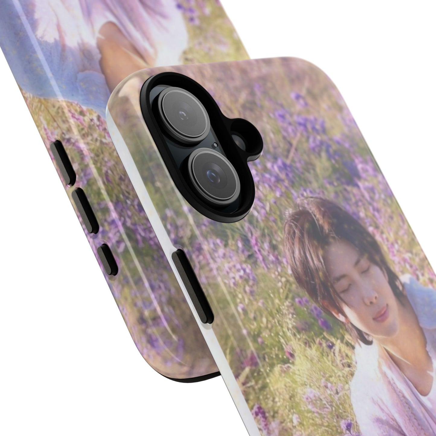 RM Floral Lavender Photo Phone Case