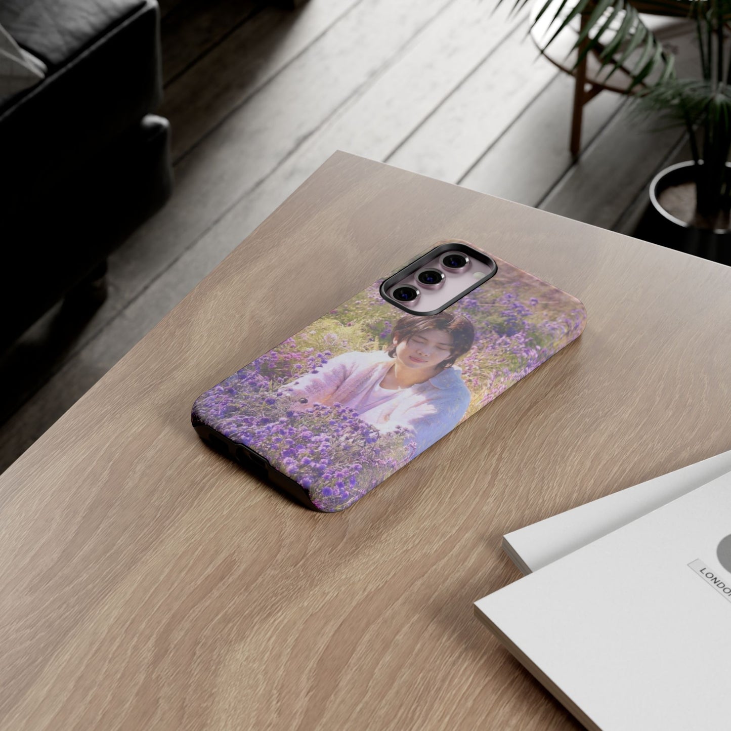 RM Floral Lavender Photo Phone Case