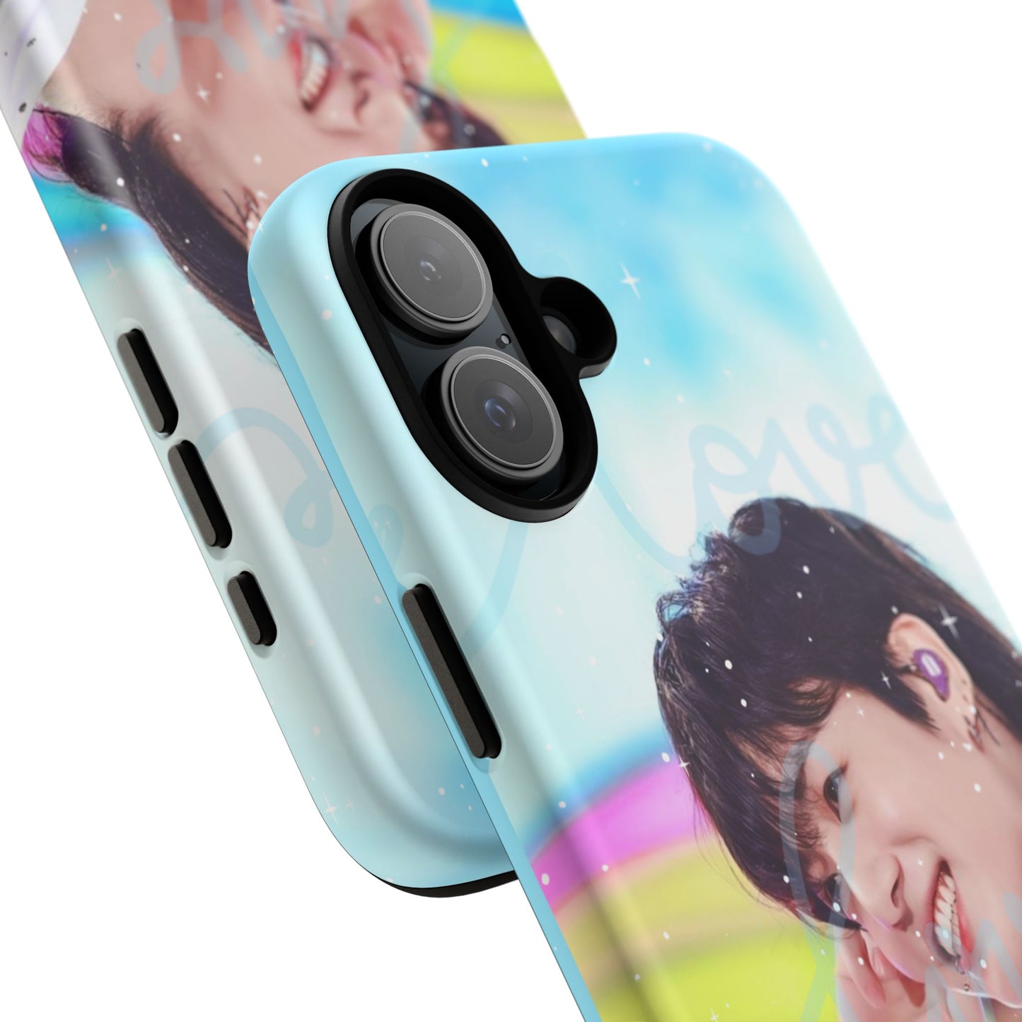 Jungkook Phone Case - Love Rainbow Kpop Design