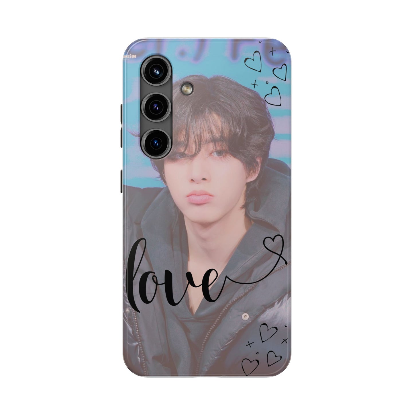 Jake Sim Phone Case, Trendy Phone Accessory, Unique Gift, Love Design, Customizable Phone Case, Heart Print Case