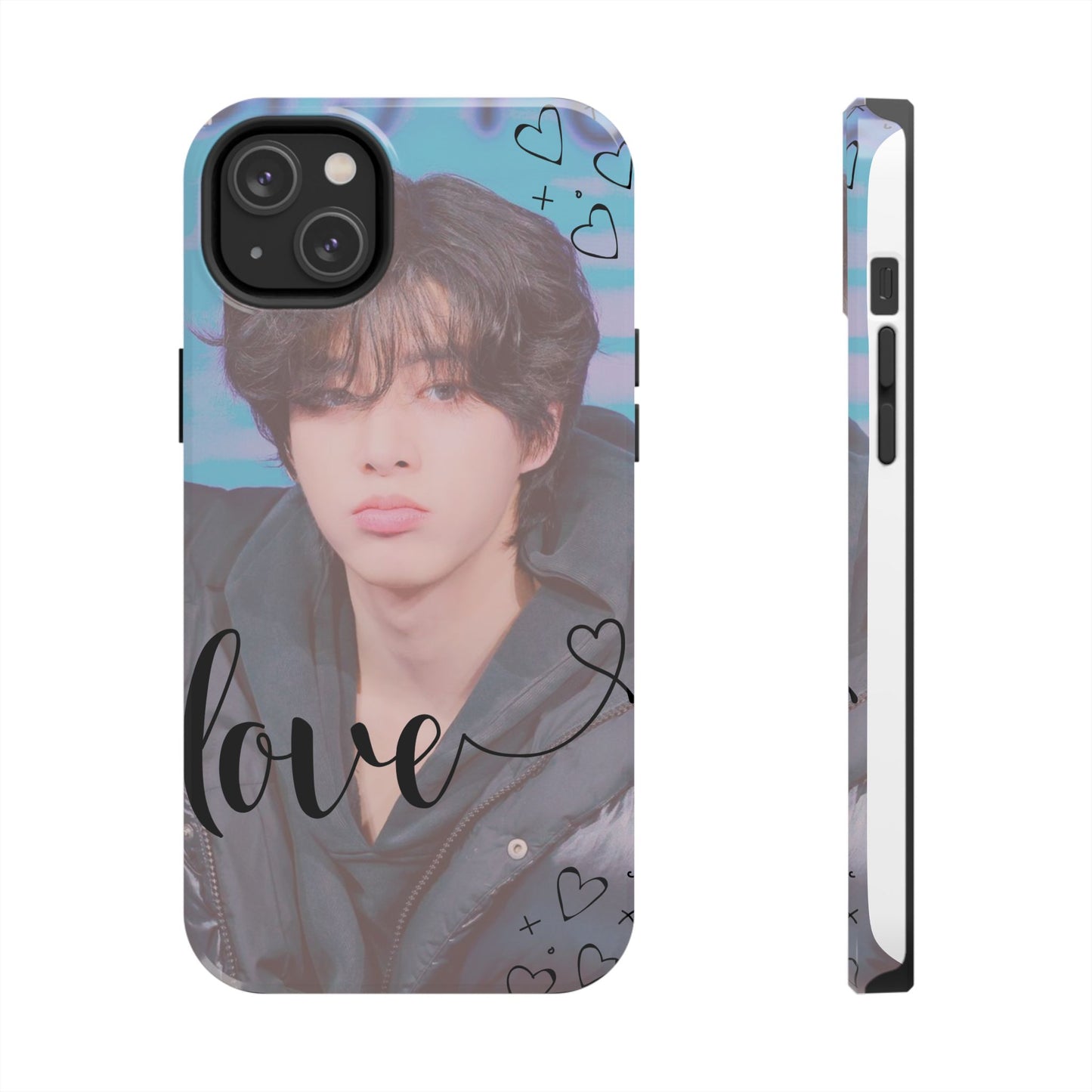 Jake Sim Phone Case, Trendy Phone Accessory, Unique Gift, Love Design, Customizable Phone Case, Heart Print Case