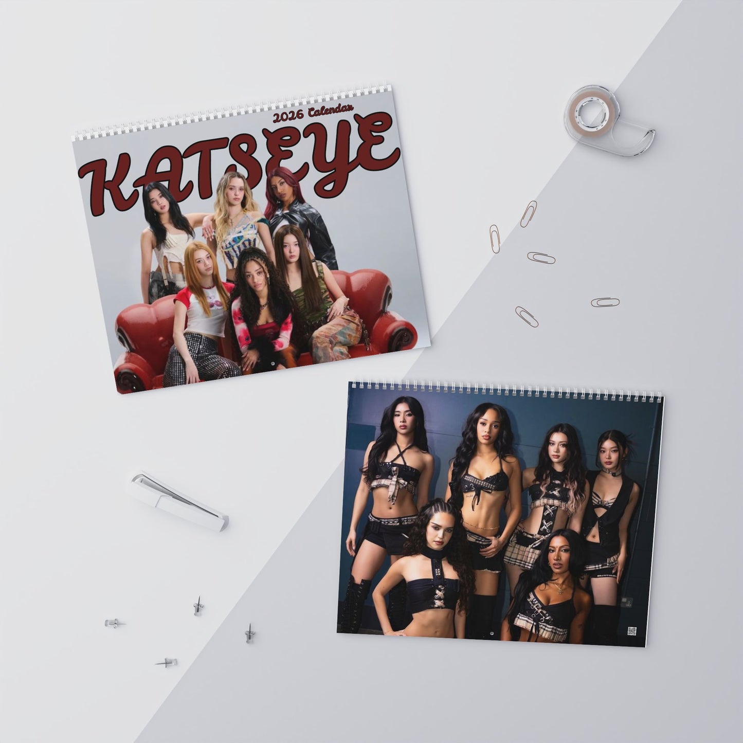 Katseye 2026 Wall Calendar — Monthly Portraits Calendar for Friends & Fans
