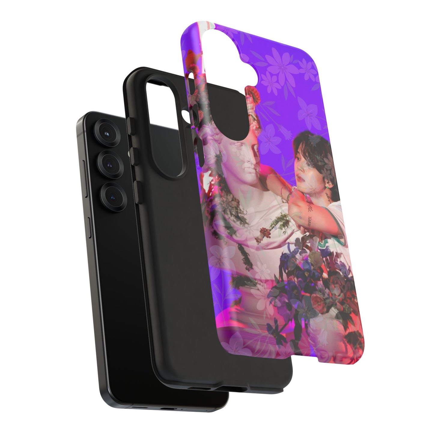 Park Jimin Phone Case — Retro Floral Phone Cover