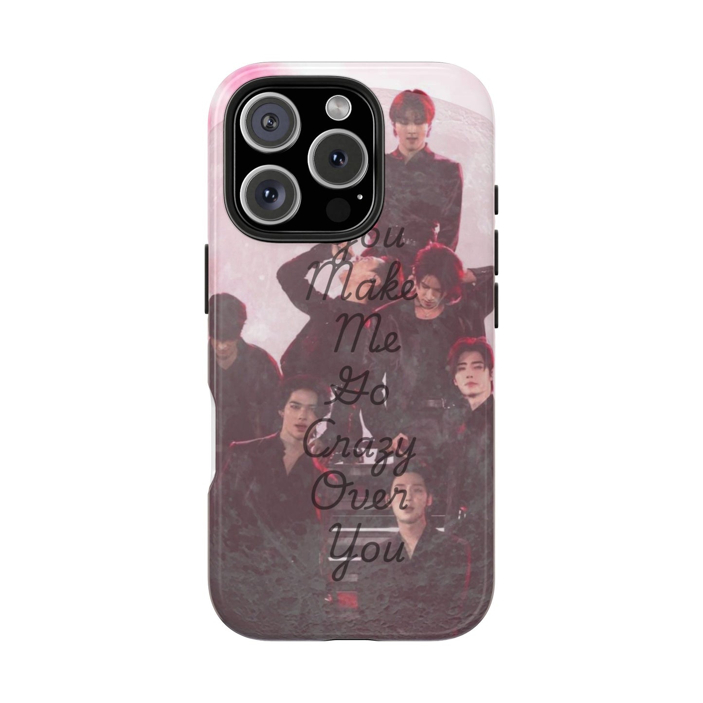 Enhypen Stylish Phone Case - You Make Me Go Crazy Over You, Durable Protection, Trendy Accessory, Gift for Friends