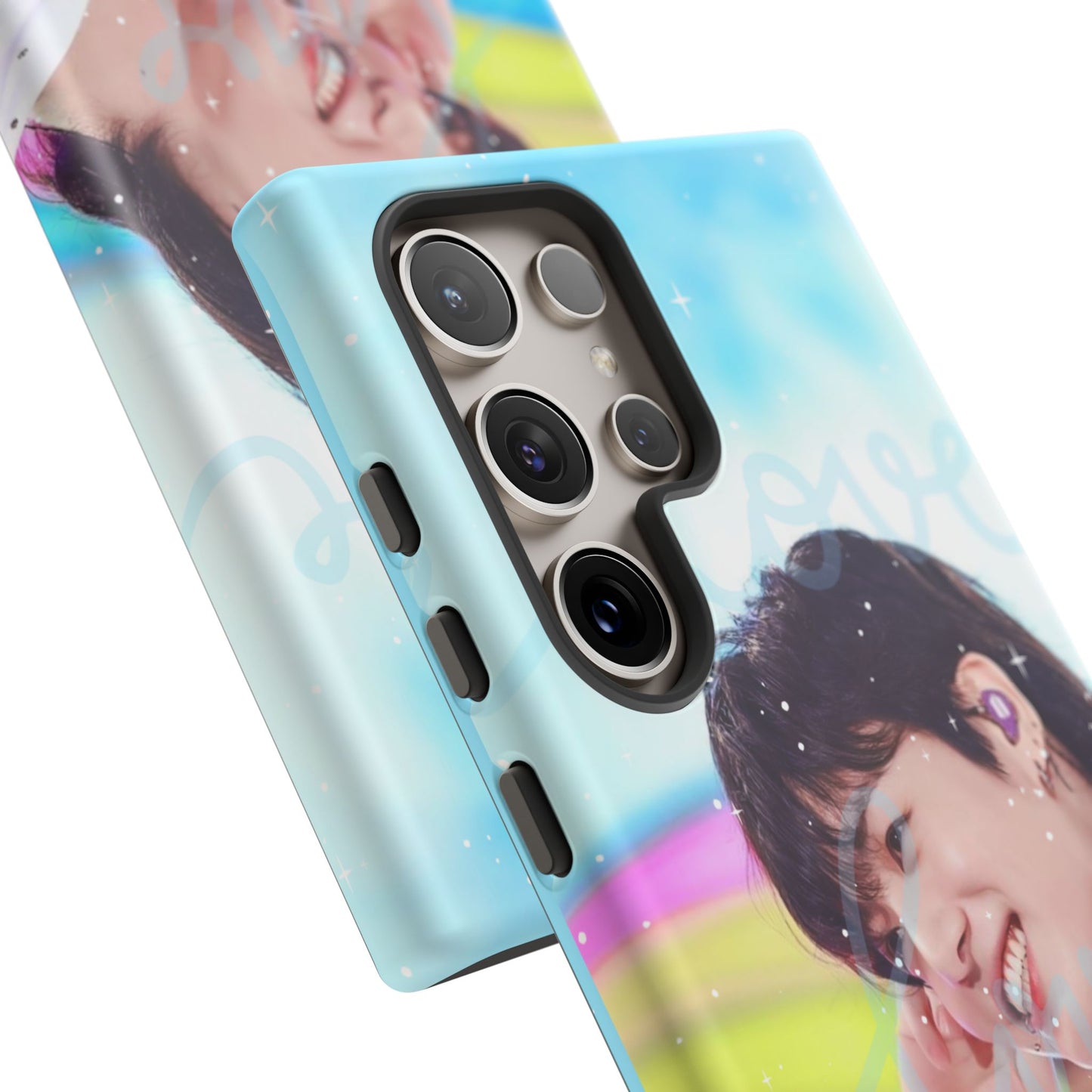 Jungkook Phone Case - Love Rainbow Kpop Design