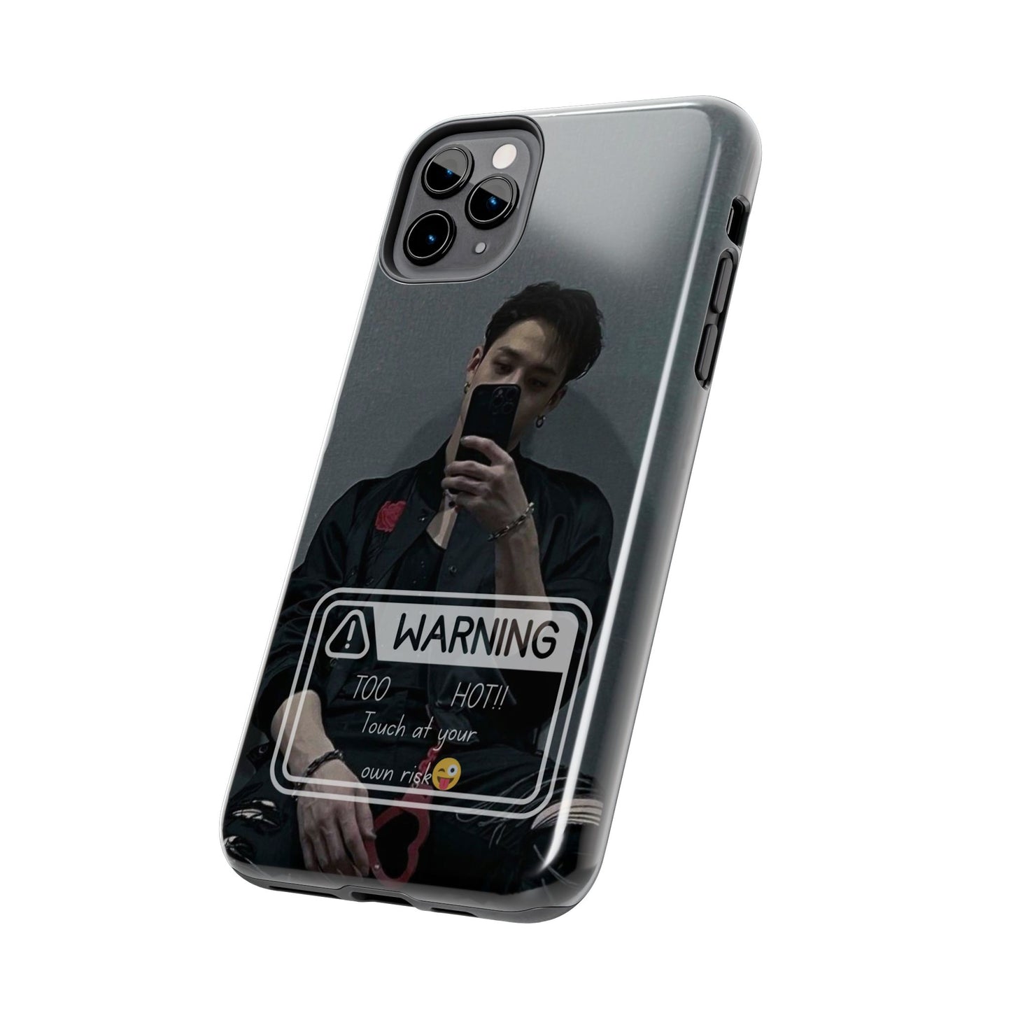 Warning: Bang Chan Tough Phone Case — Protective Slim Cover