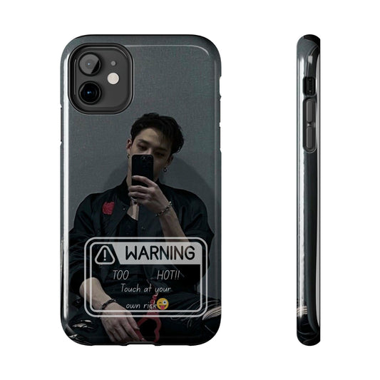 Warning: Bang Chan Tough Phone Case — Protective Slim Cover