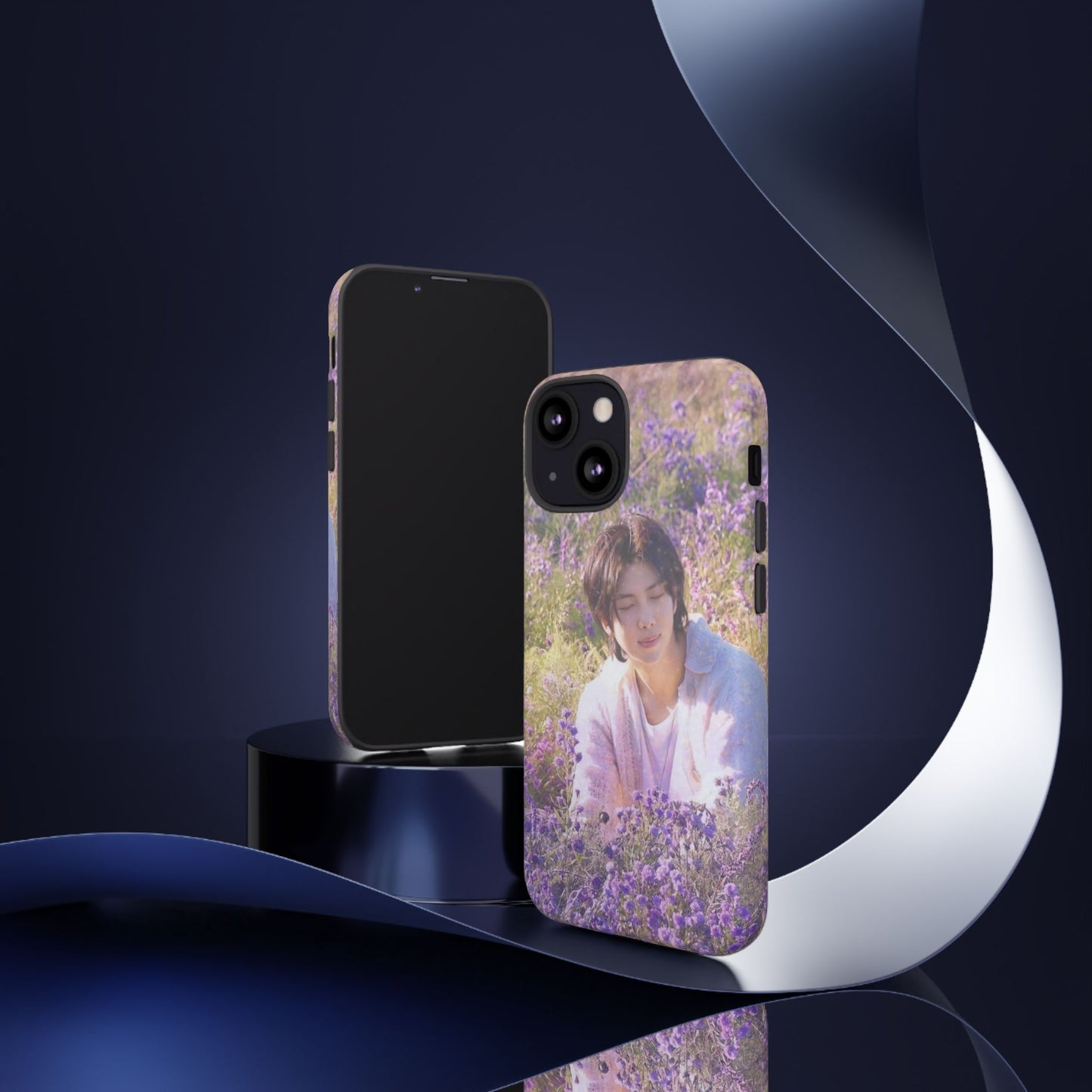 RM Floral Lavender Photo Phone Case