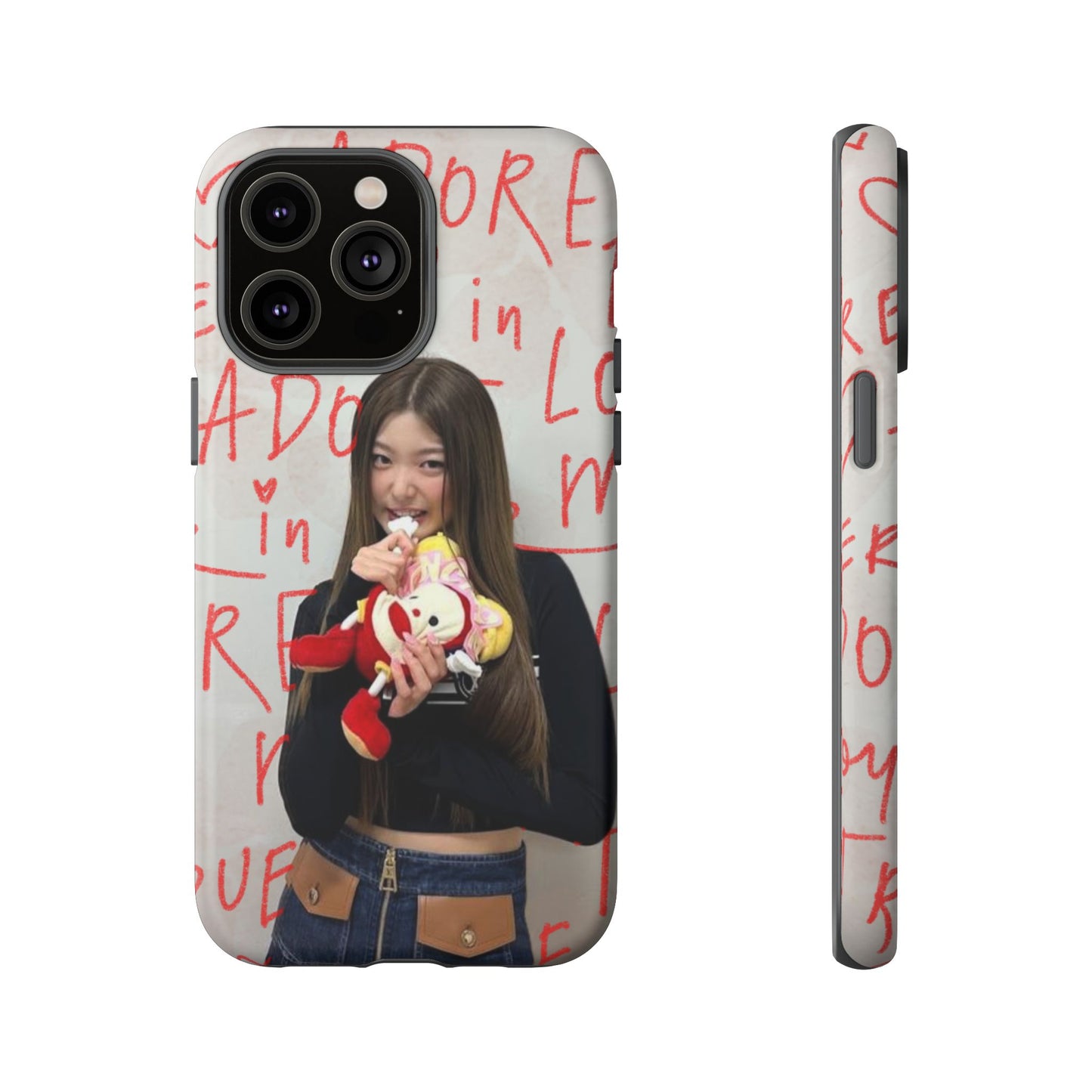 Yoonchae Phone Case — Adore Graffiti Heart Background