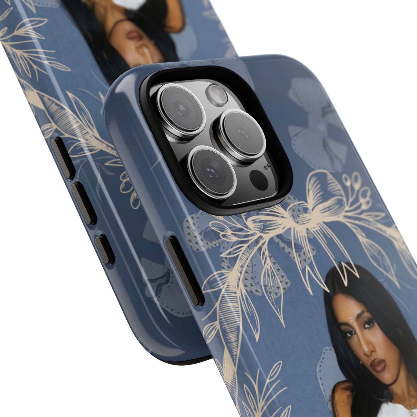 Lara Tough Phone Case — Protective Slim Case with Bow Wreath Design