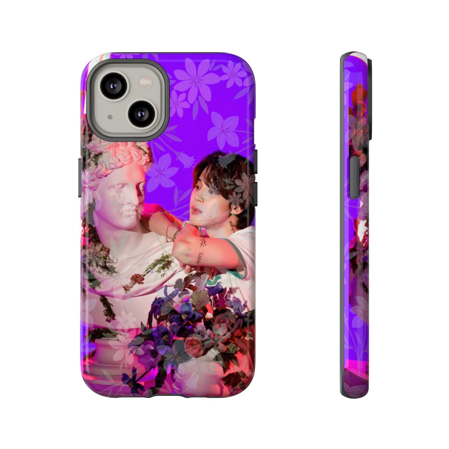 Park Jimin Phone Case — Retro Floral Phone Cover
