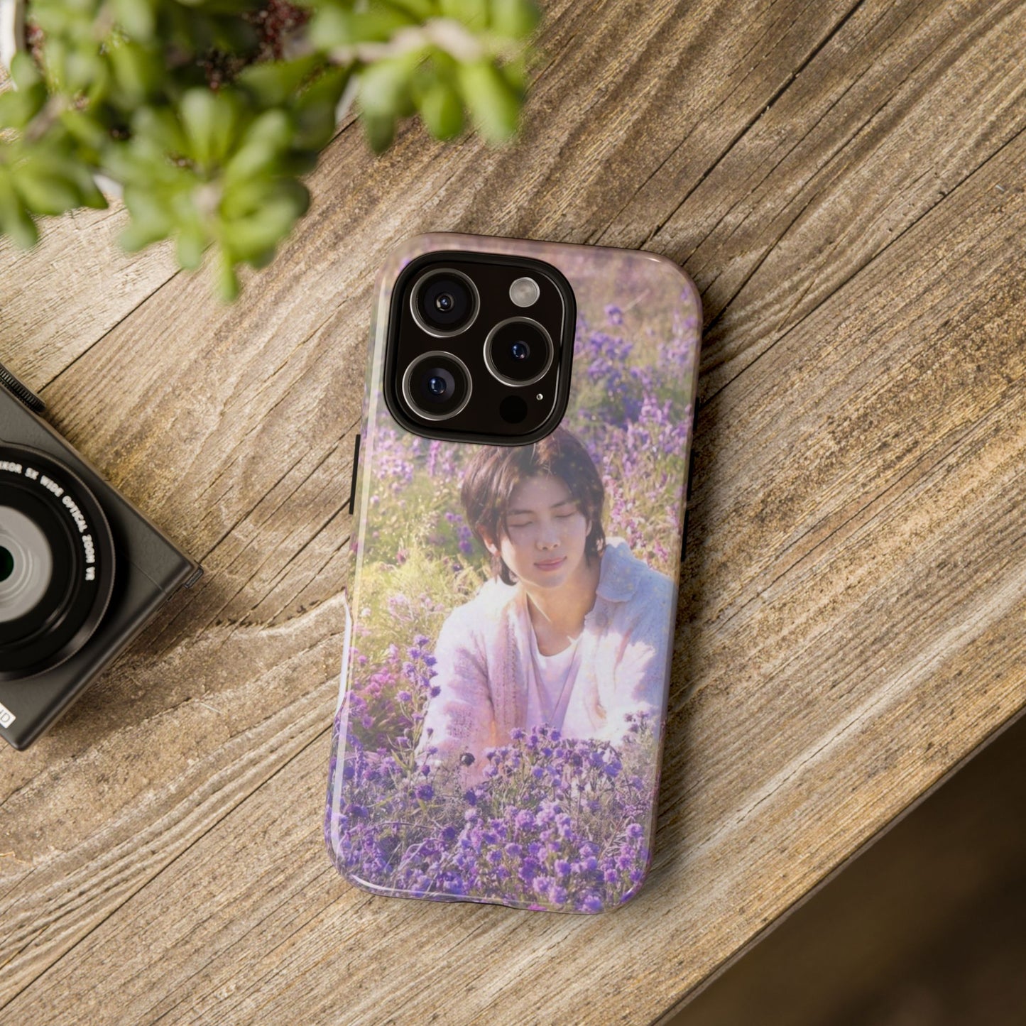 RM Floral Lavender Photo Phone Case