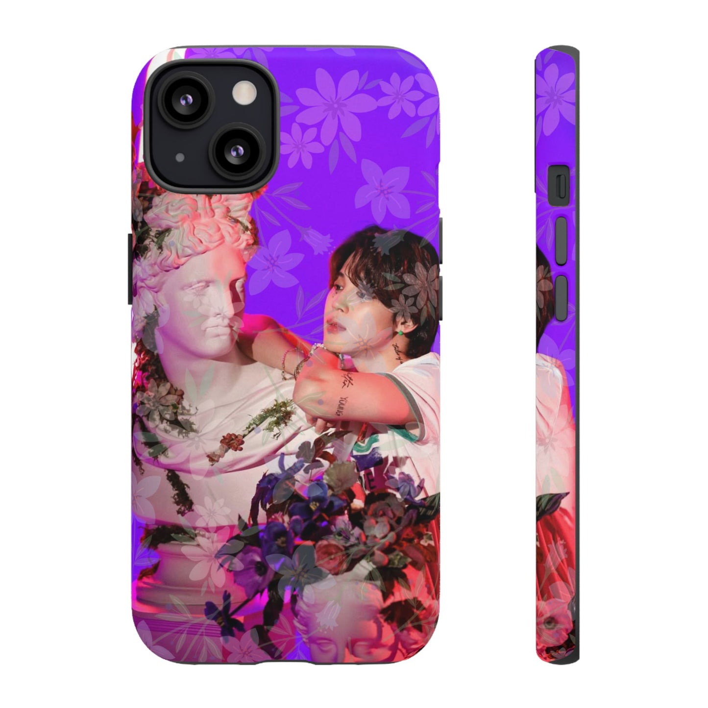Park Jimin Phone Case — Retro Floral Phone Cover