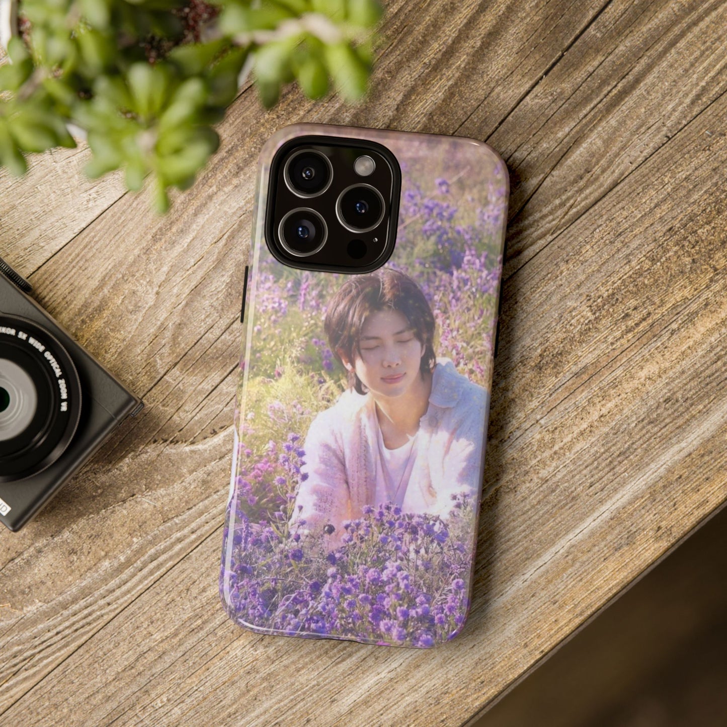RM Floral Lavender Photo Phone Case