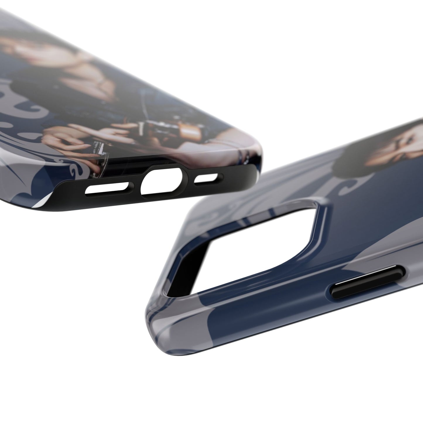 Kim Seungmin Tough Phone Case — Vintage Floral Portrait Design