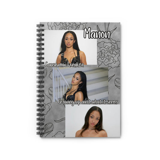 Manon Spiral Notebook —  Ruled Journal