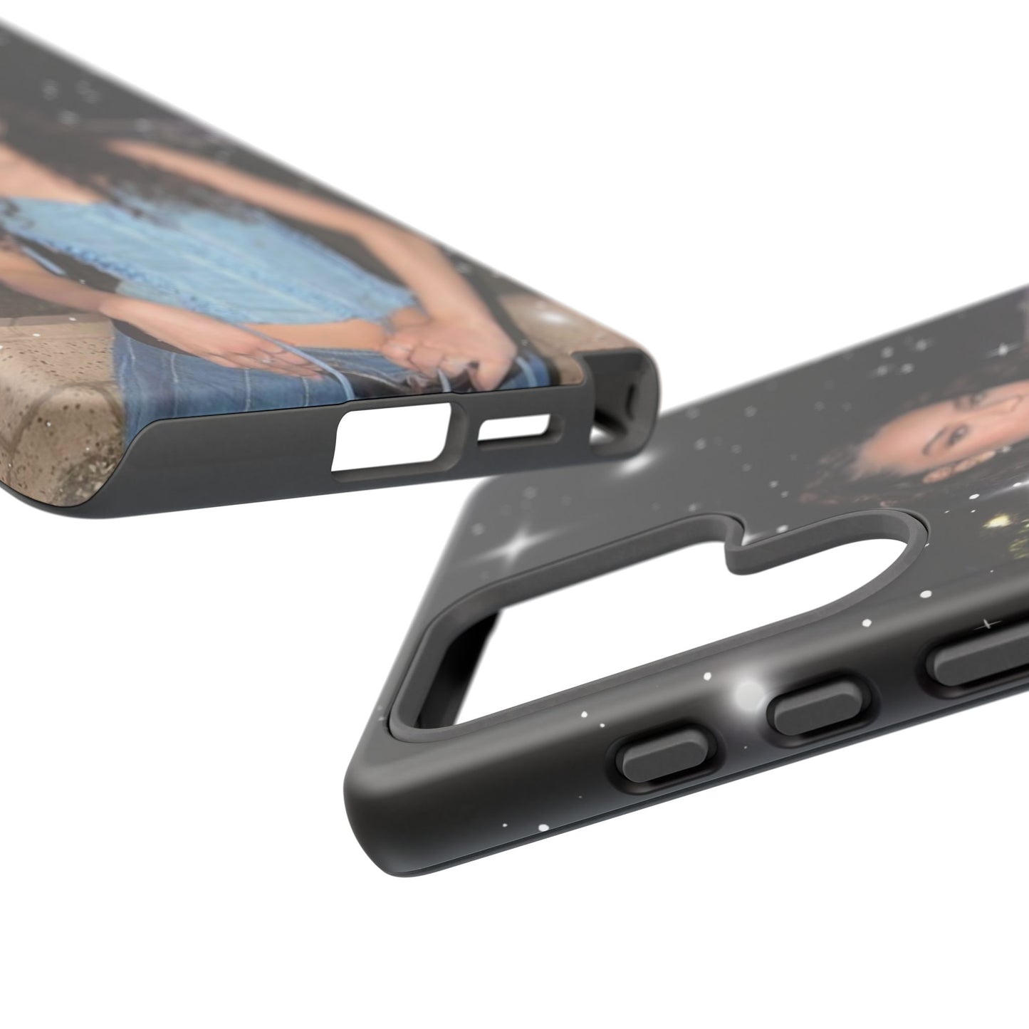 Daniela Phone Case — Glam Night Photo Sparkle Design