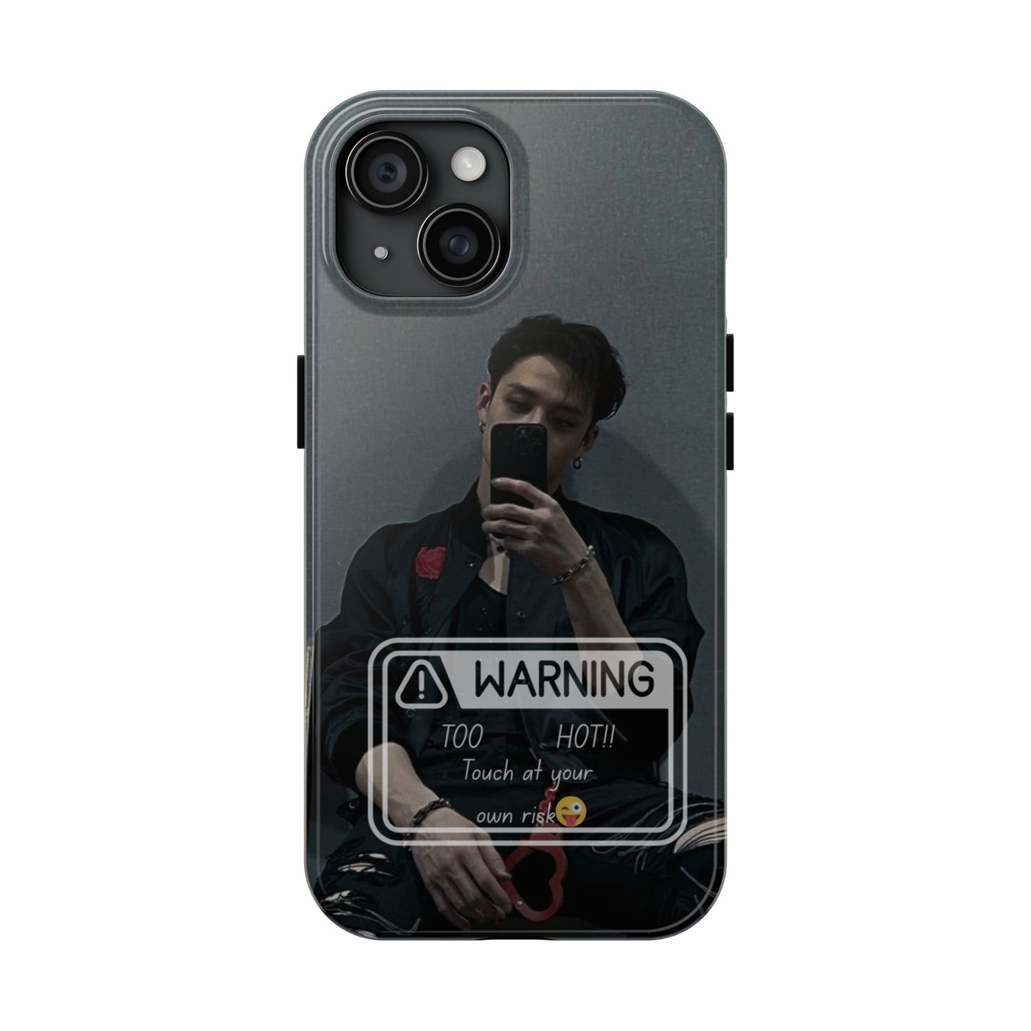 Warning: Bang Chan Tough Phone Case — Protective Slim Cover