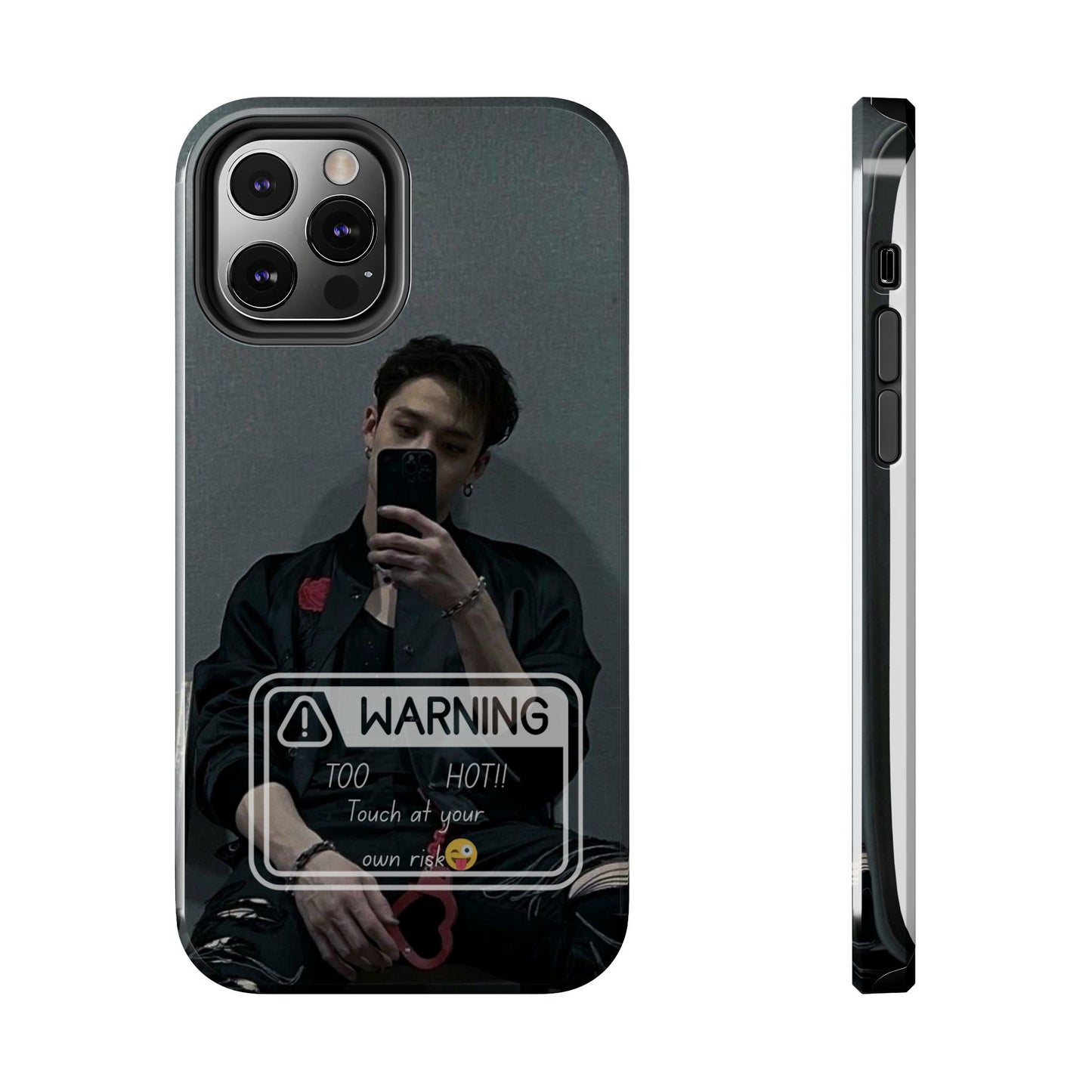 Warning: Bang Chan Tough Phone Case — Protective Slim Cover