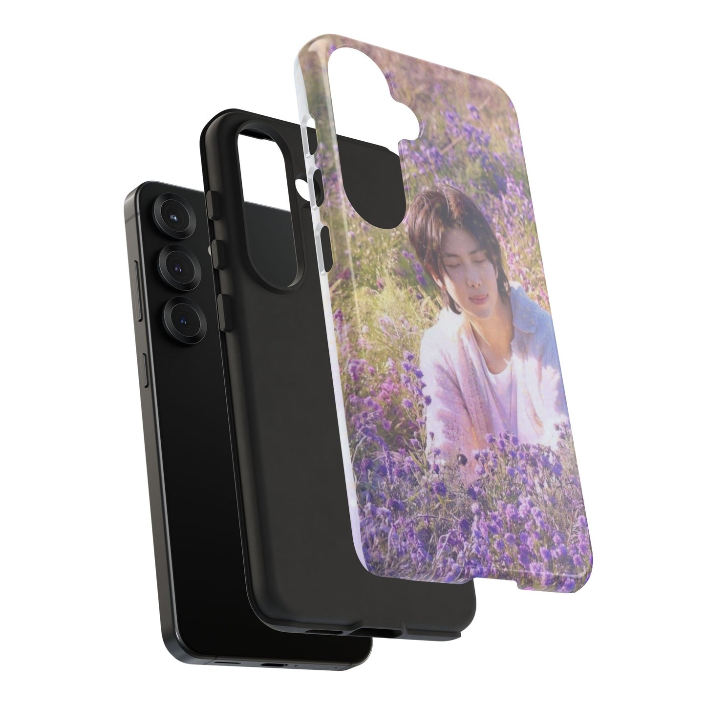 RM Floral Lavender Photo Phone Case