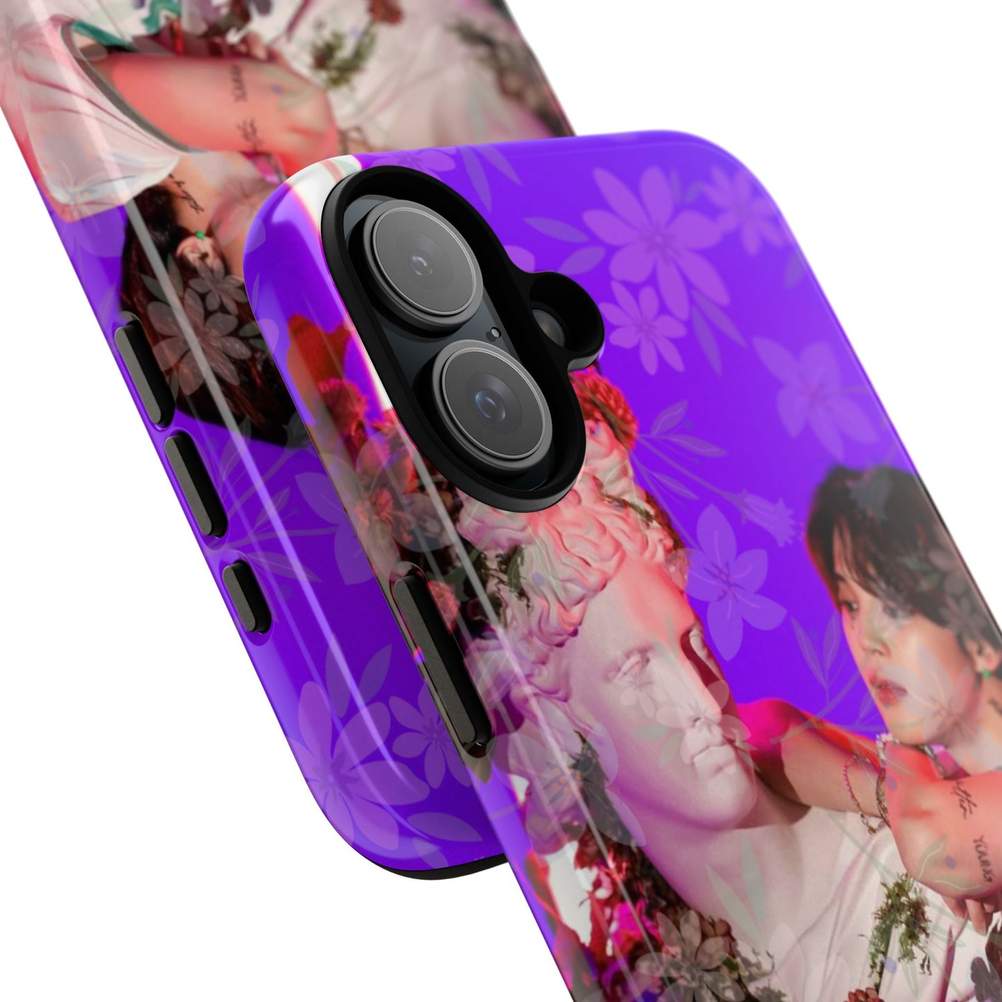 Park Jimin Phone Case — Retro Floral Phone Cover