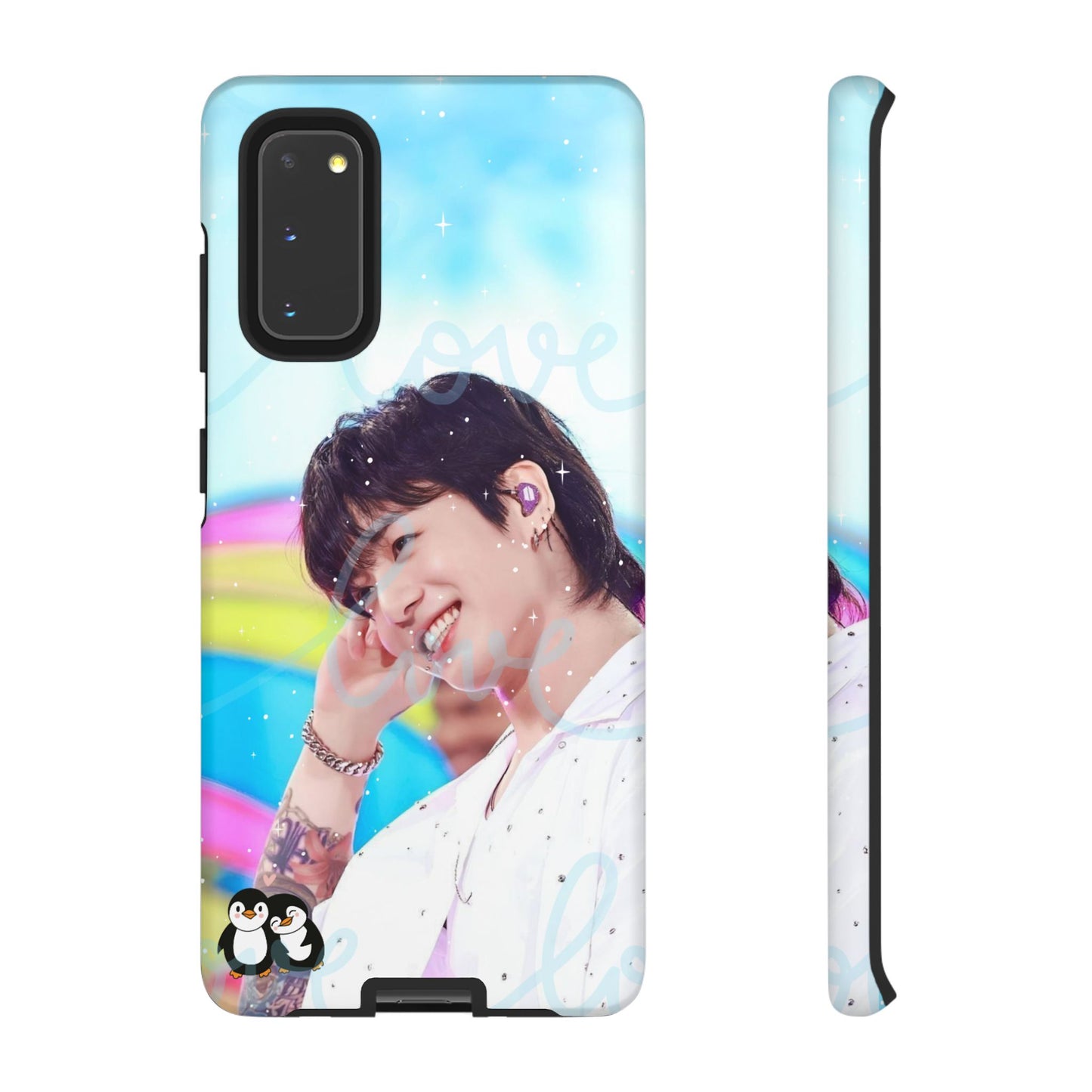 Jungkook Phone Case - Love Rainbow Kpop Design