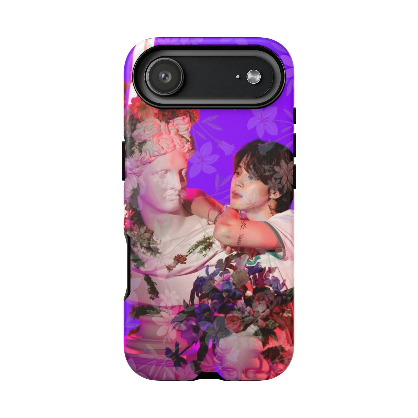 Park Jimin Phone Case — Retro Floral Phone Cover