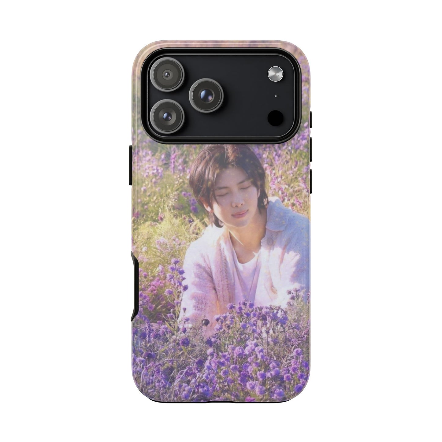 RM Floral Lavender Photo Phone Case