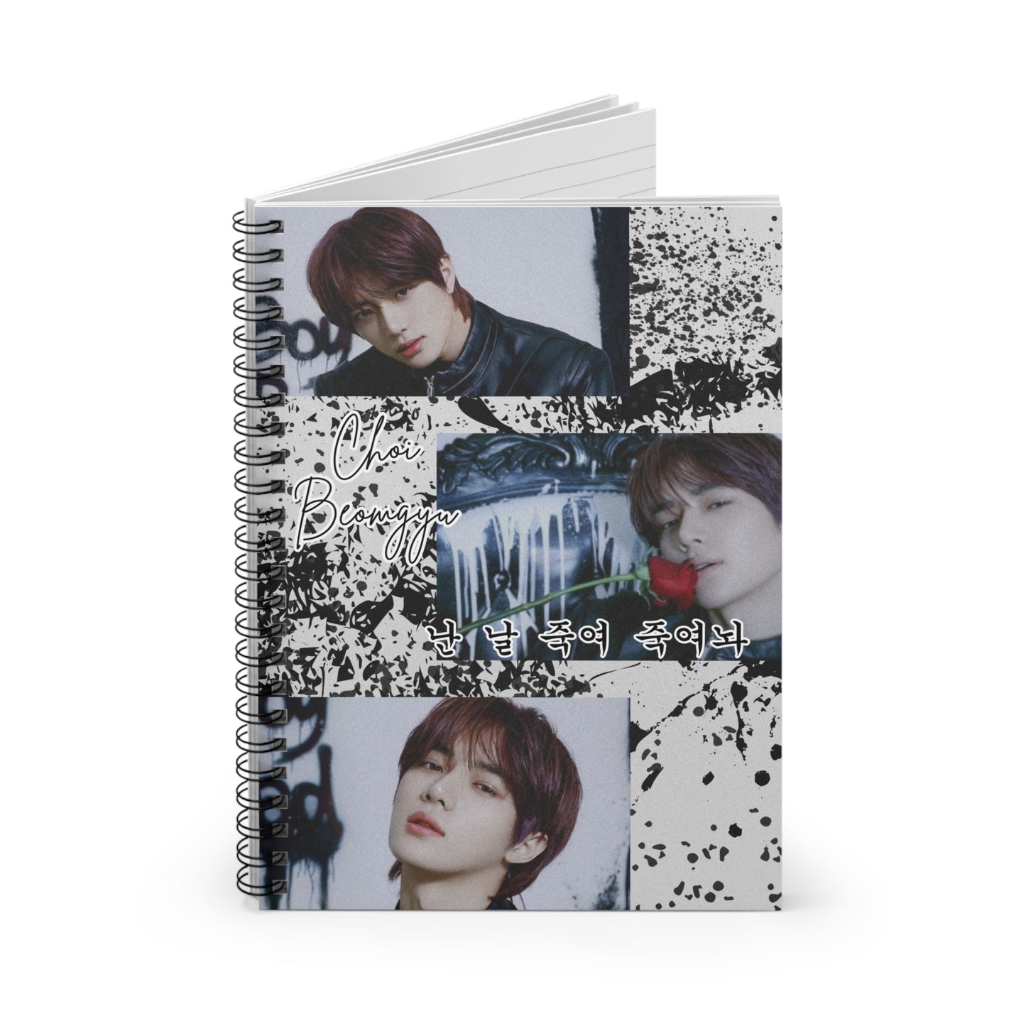 Beomgyu Spiral Notebook - Ruled Lines for Fan Art Lovers