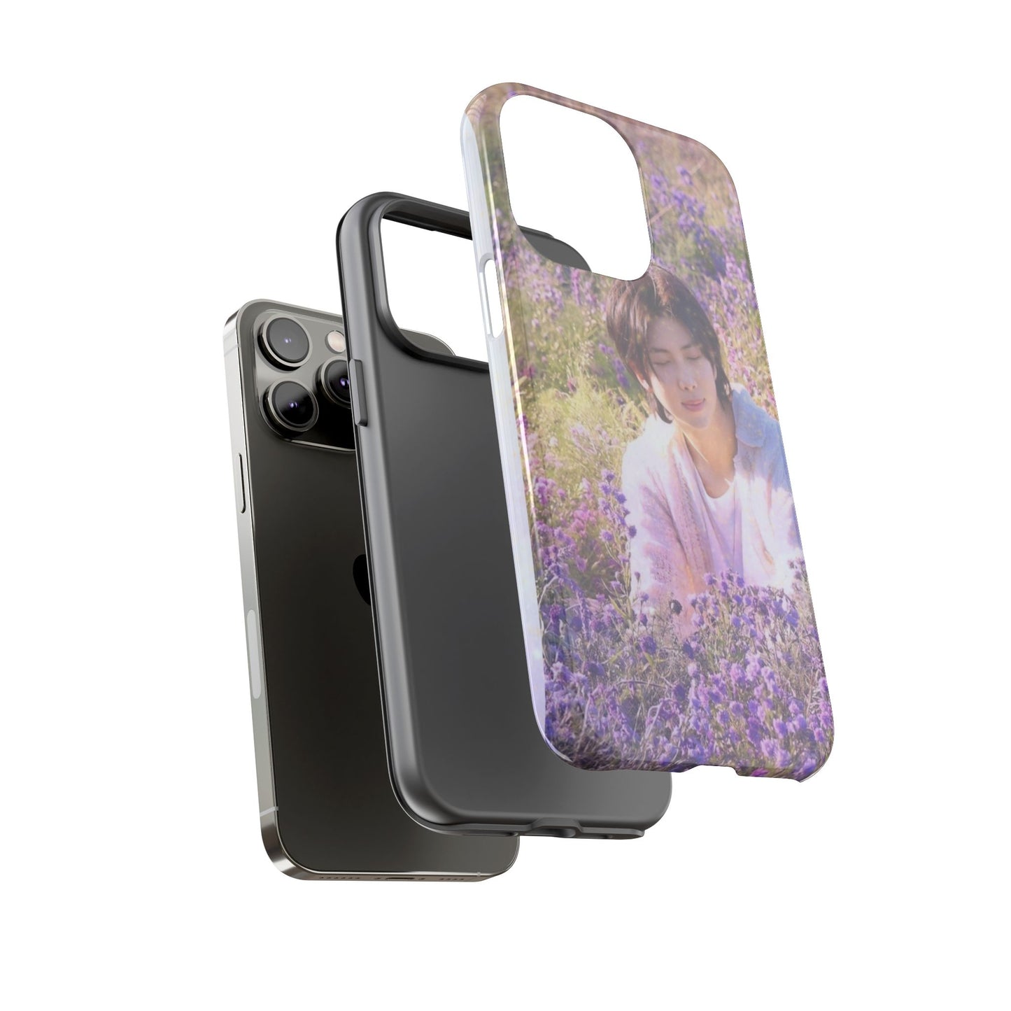 RM Floral Lavender Photo Phone Case