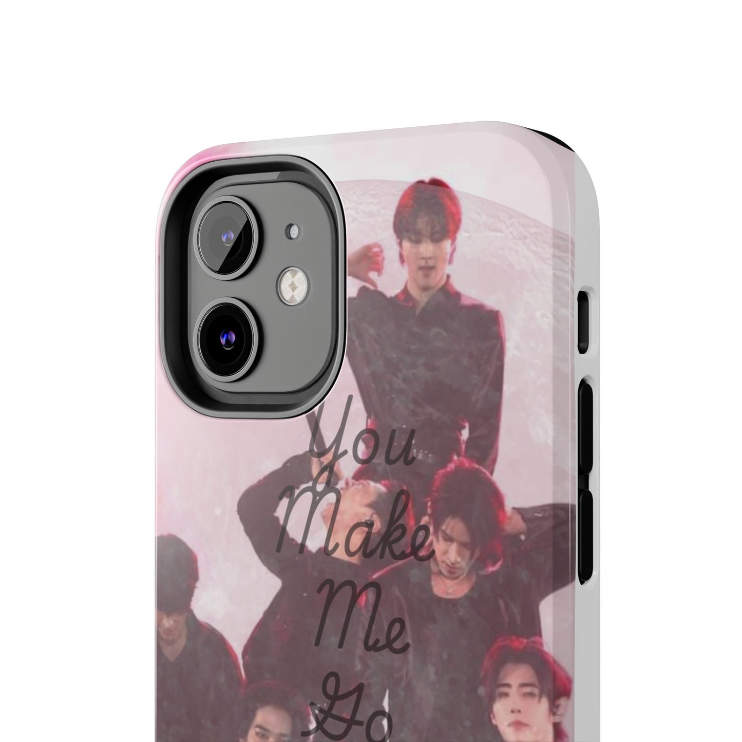 Enhypen Stylish Phone Case - You Make Me Go Crazy Over You, Durable Protection, Trendy Accessory, Gift for Friends